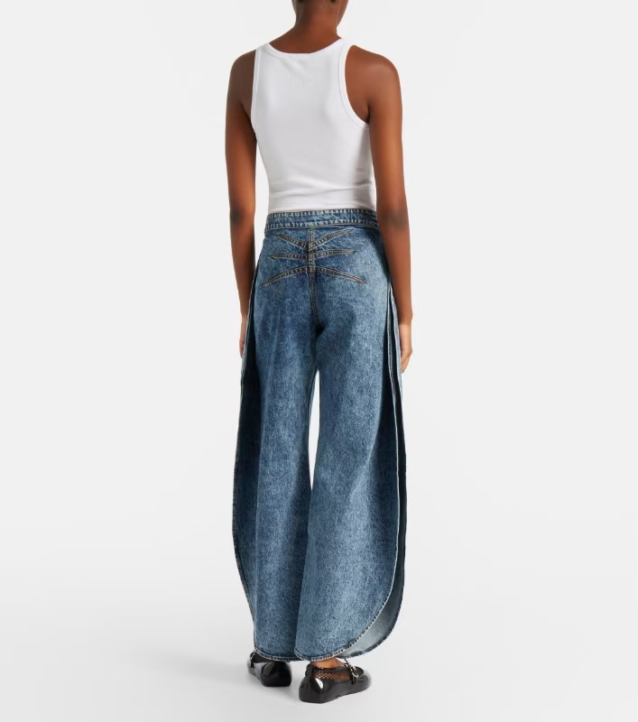 ❤️雪花洗水牛仔裤！棉 SML