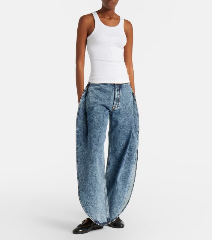 ❤️雪花洗水牛仔裤！棉 SML