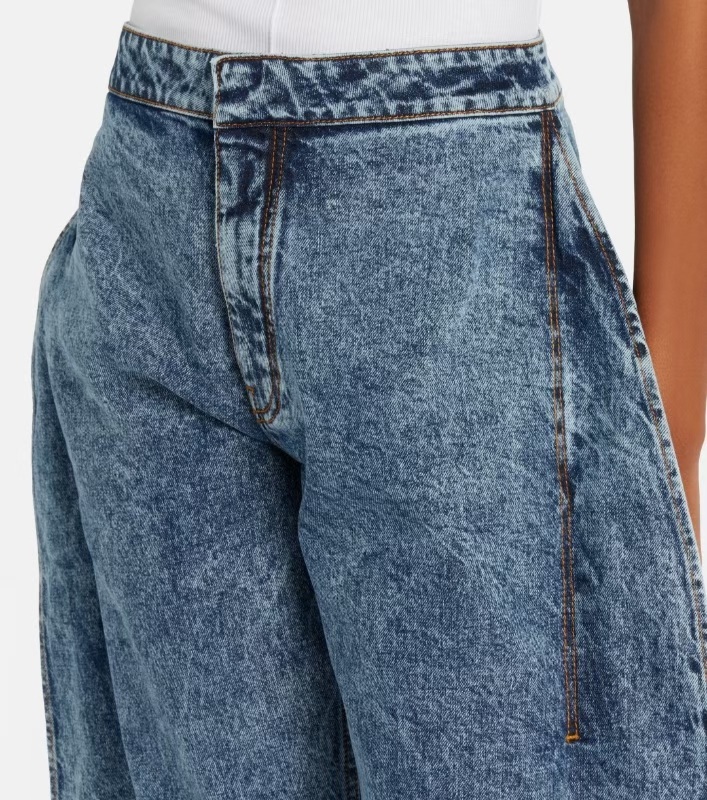 ❤️雪花洗水牛仔裤！棉 SML