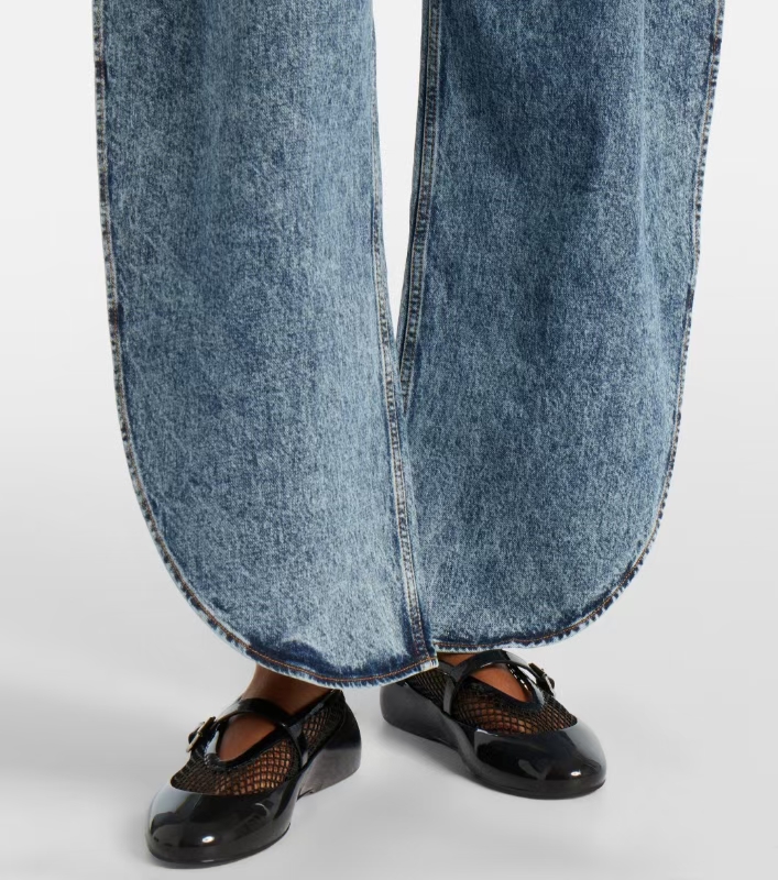 ❤️雪花洗水牛仔裤！棉 SML