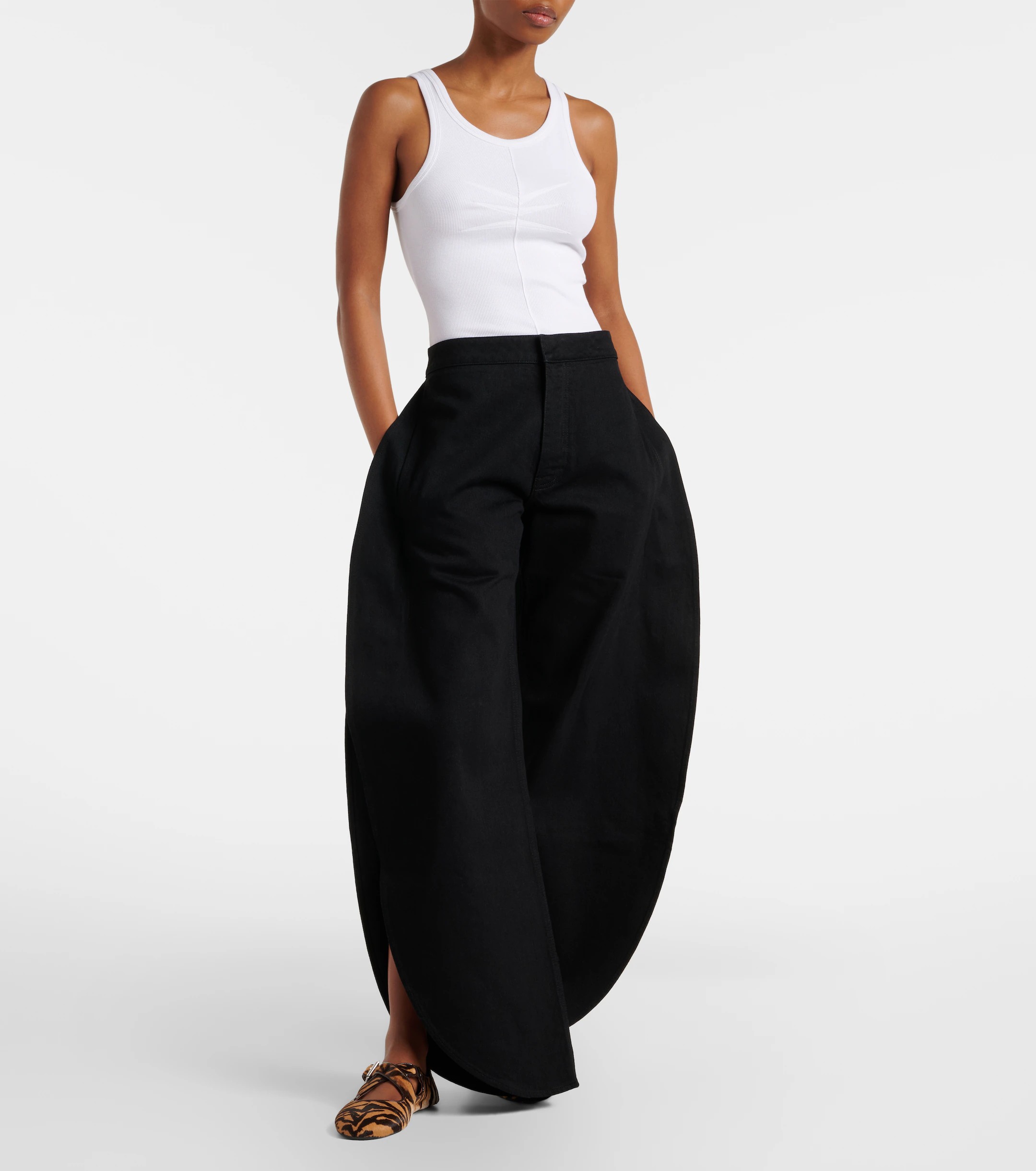 ❤️黑色牛仔裤！棉 SML