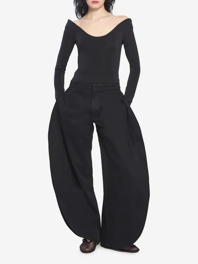 ❤️黑色牛仔裤！棉 SML