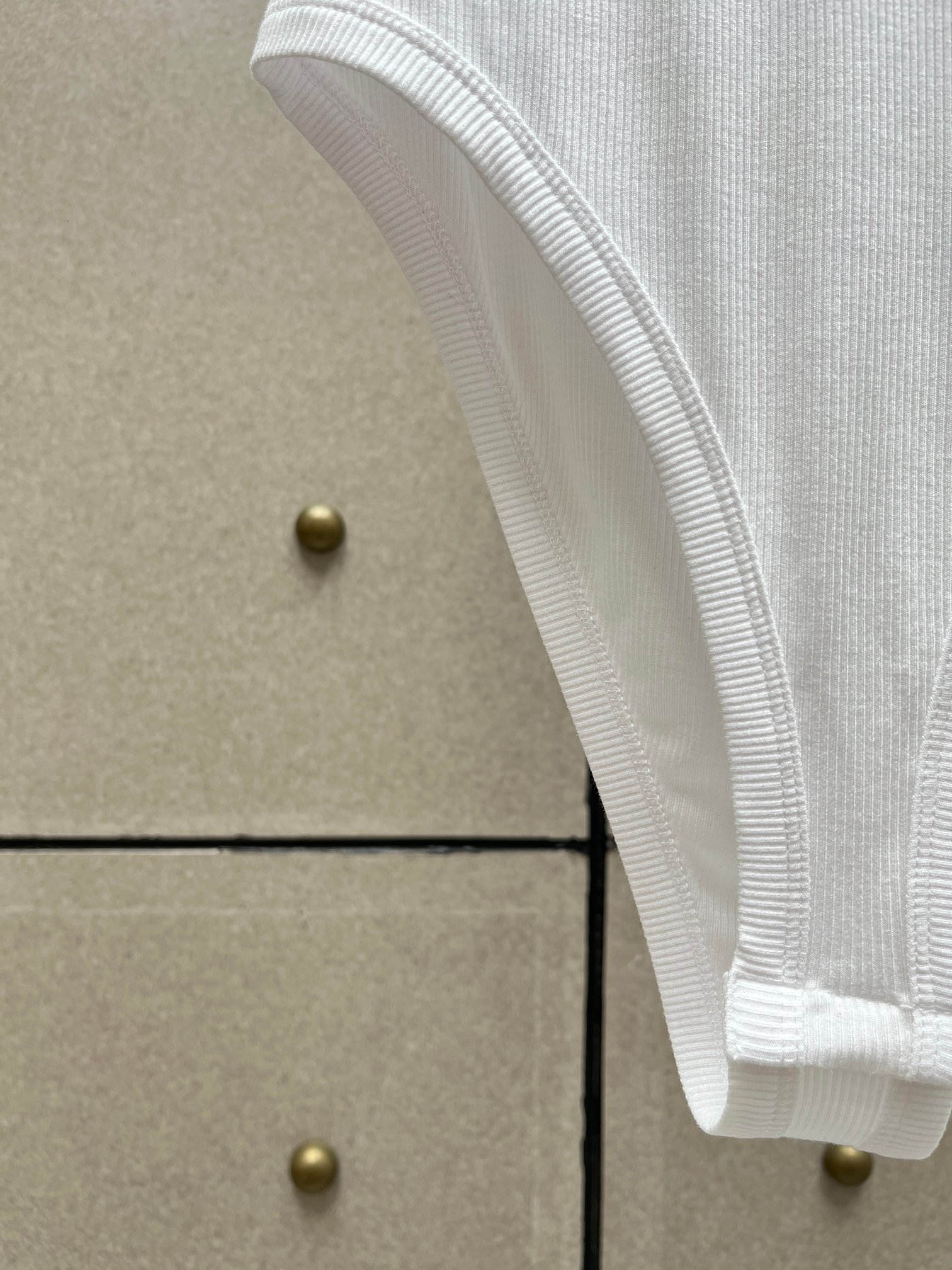 ❤️肩部打纽螺纹连体衣！薄黏胶针织面料 两色 SML