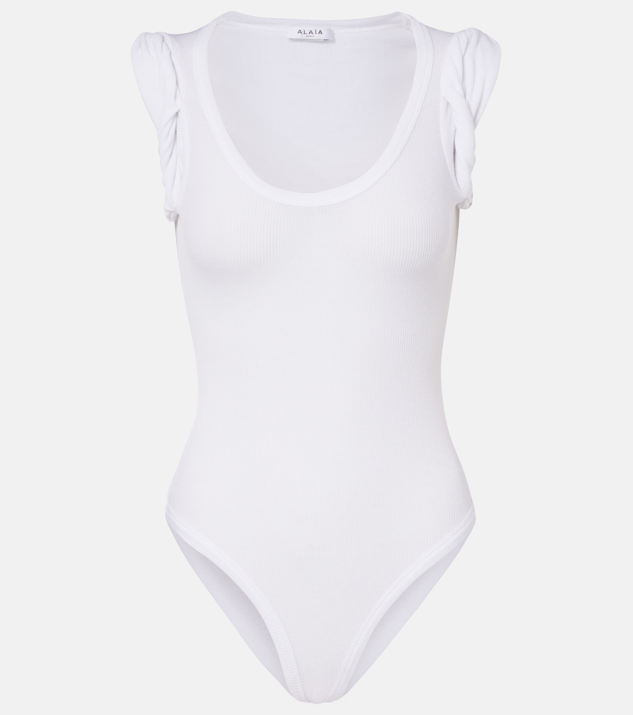 ❤️肩部打纽螺纹连体衣！薄黏胶针织面料 两色 SML