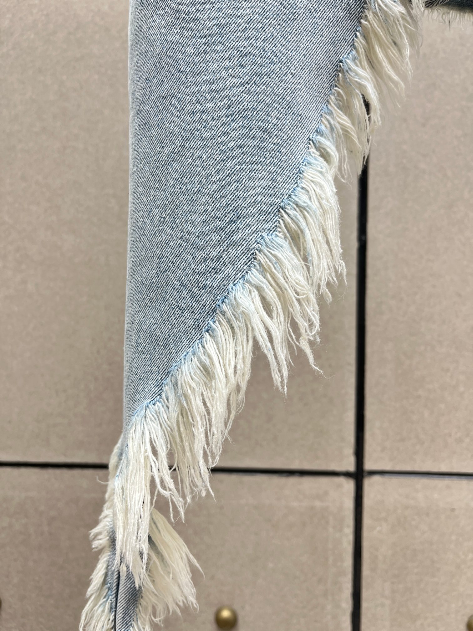 ❤️不对称毛须牛仔短裤！棉 SML