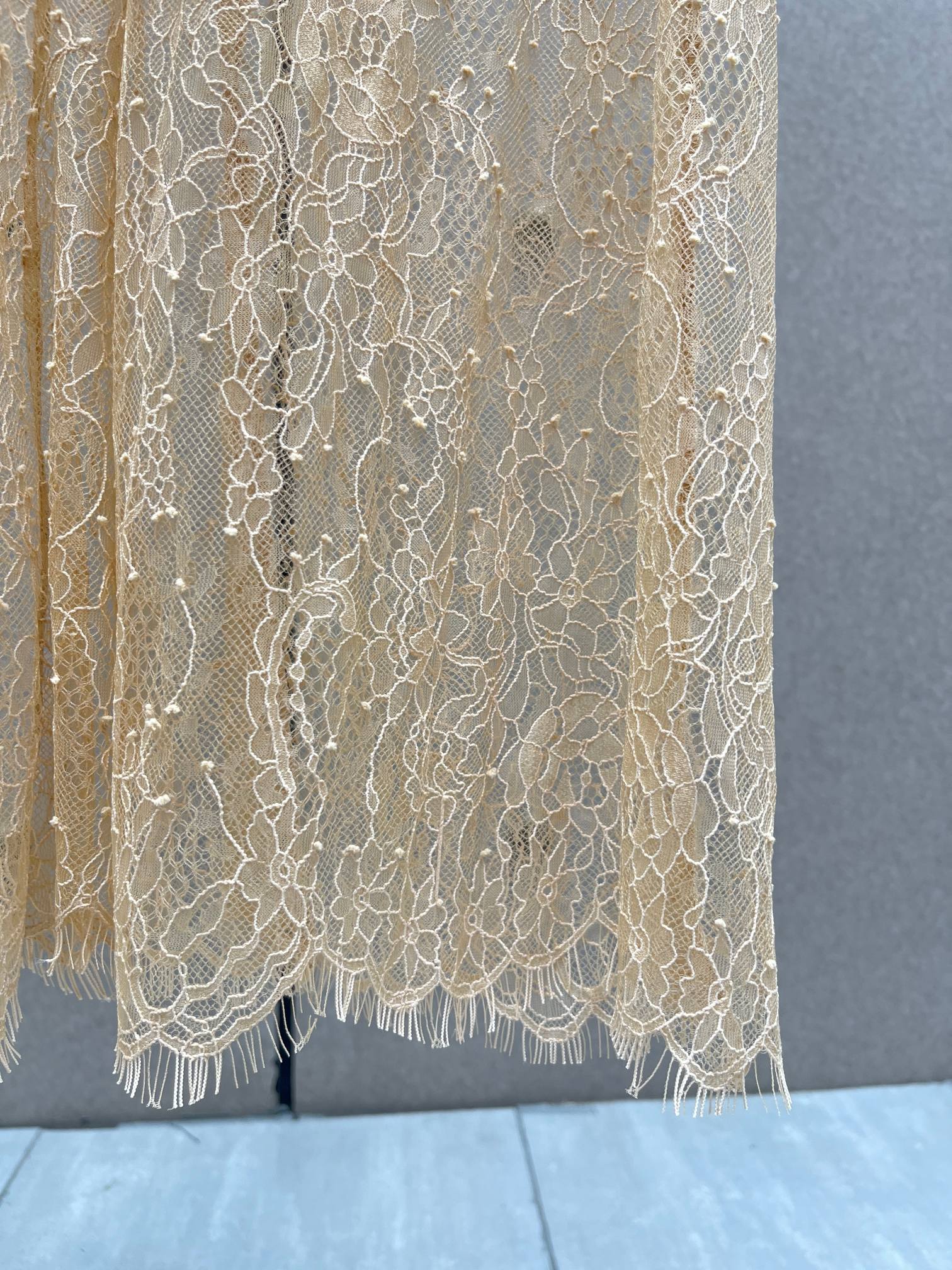 ❤️双层蕾丝长裤！有内衬 两色 SML