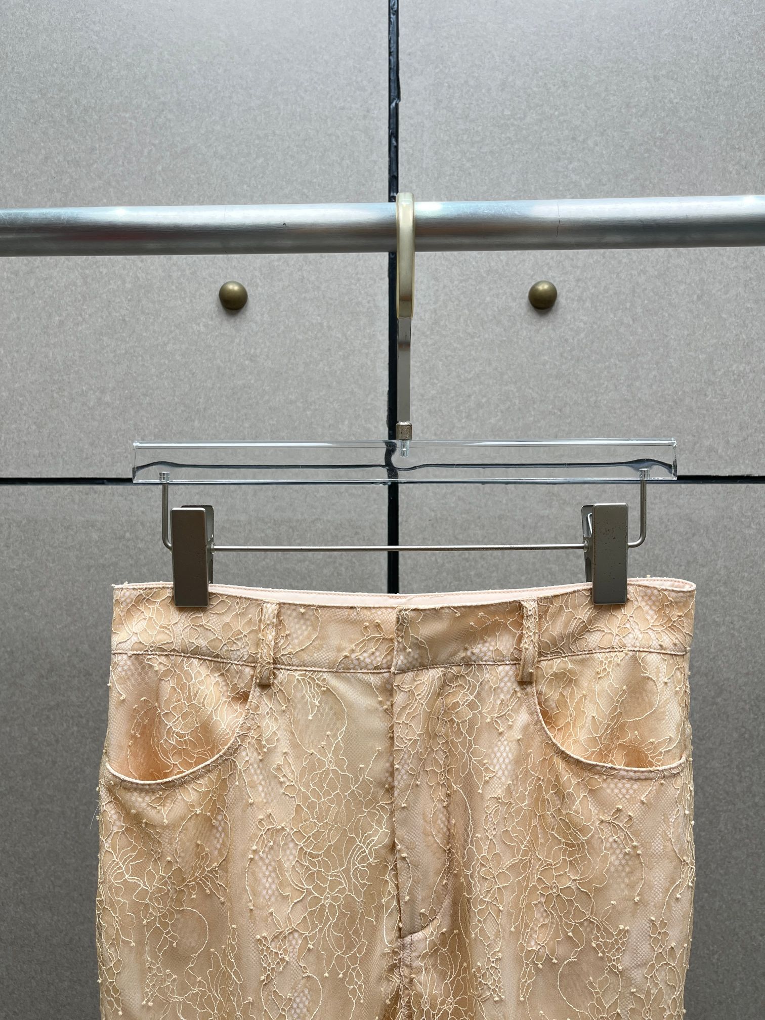 ❤️双层蕾丝长裤！有内衬 两色 SML