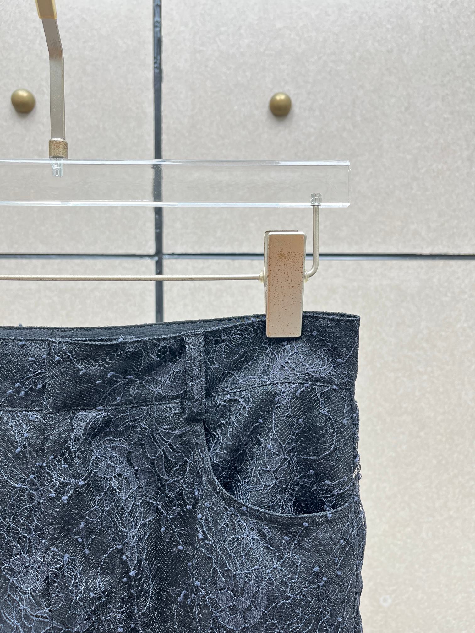 ❤️双层蕾丝长裤！有内衬 两色 SML