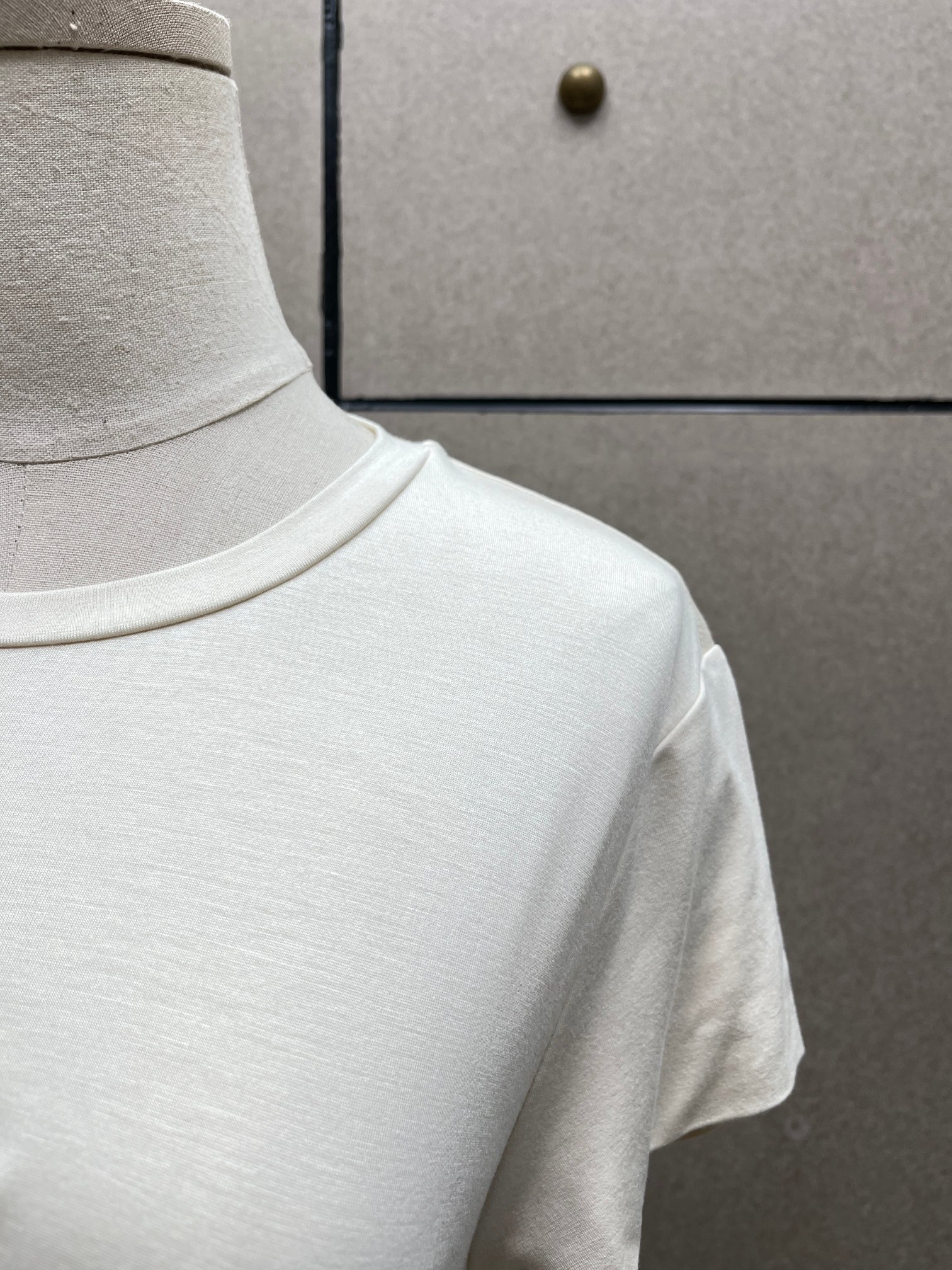 ❤️双层莫代尔纽花T恤！莫代尔 两色 SML