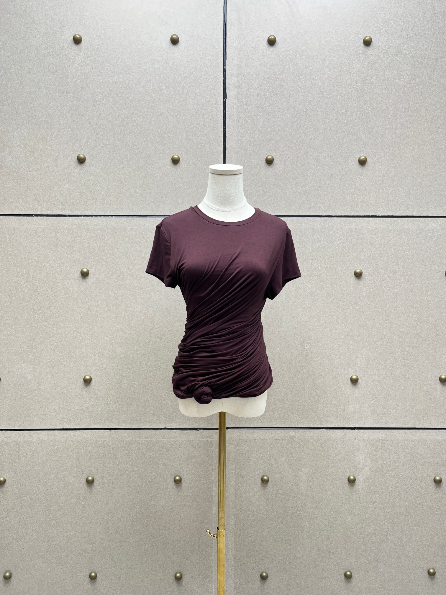 ❤️双层莫代尔纽花T恤！莫代尔 两色 SML