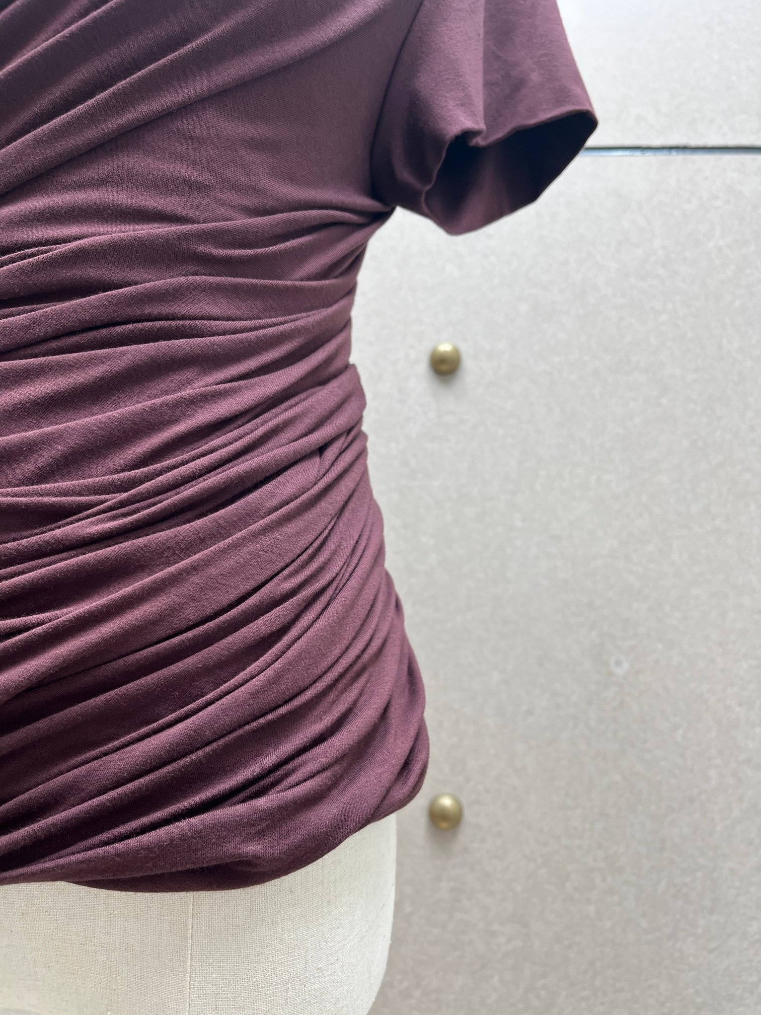 ❤️双层莫代尔纽花T恤！莫代尔 两色 SML