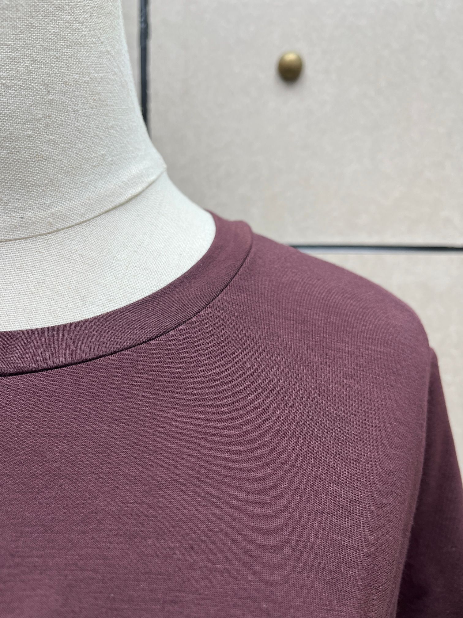 ❤️双层莫代尔纽花T恤！莫代尔 两色 SML