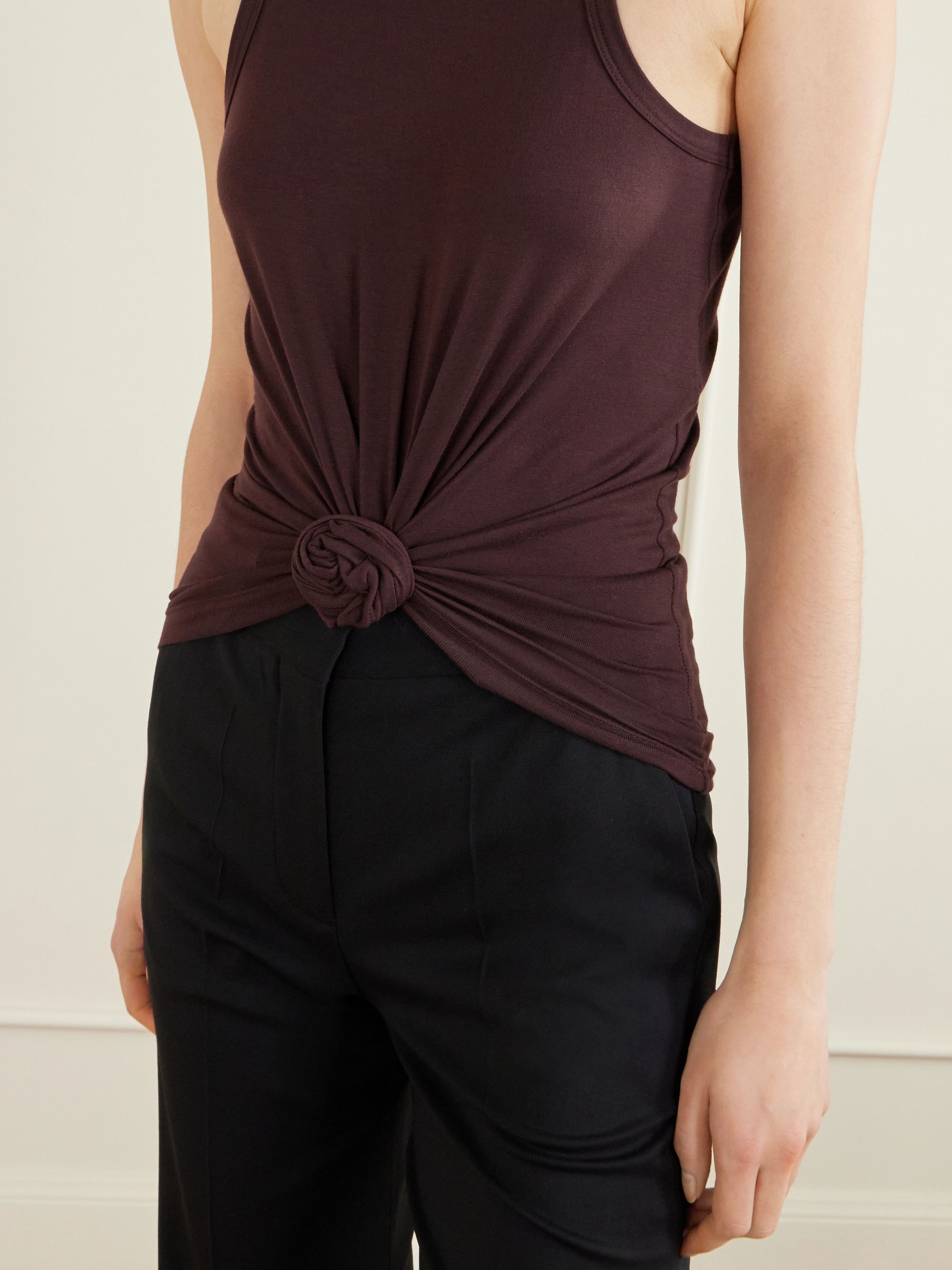 ♥️新款打结纽花背心！棉 两色 SML