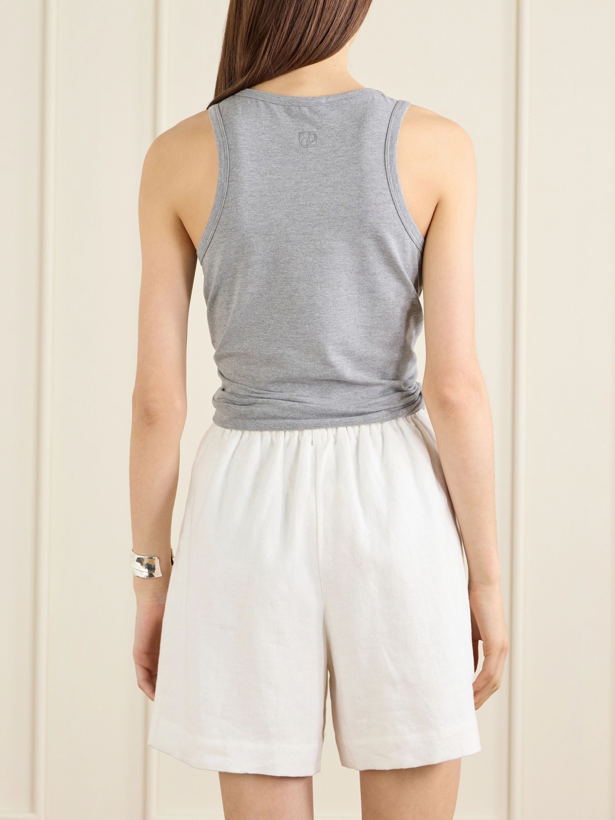 ♥️新款打结纽花背心！棉 两色 SML