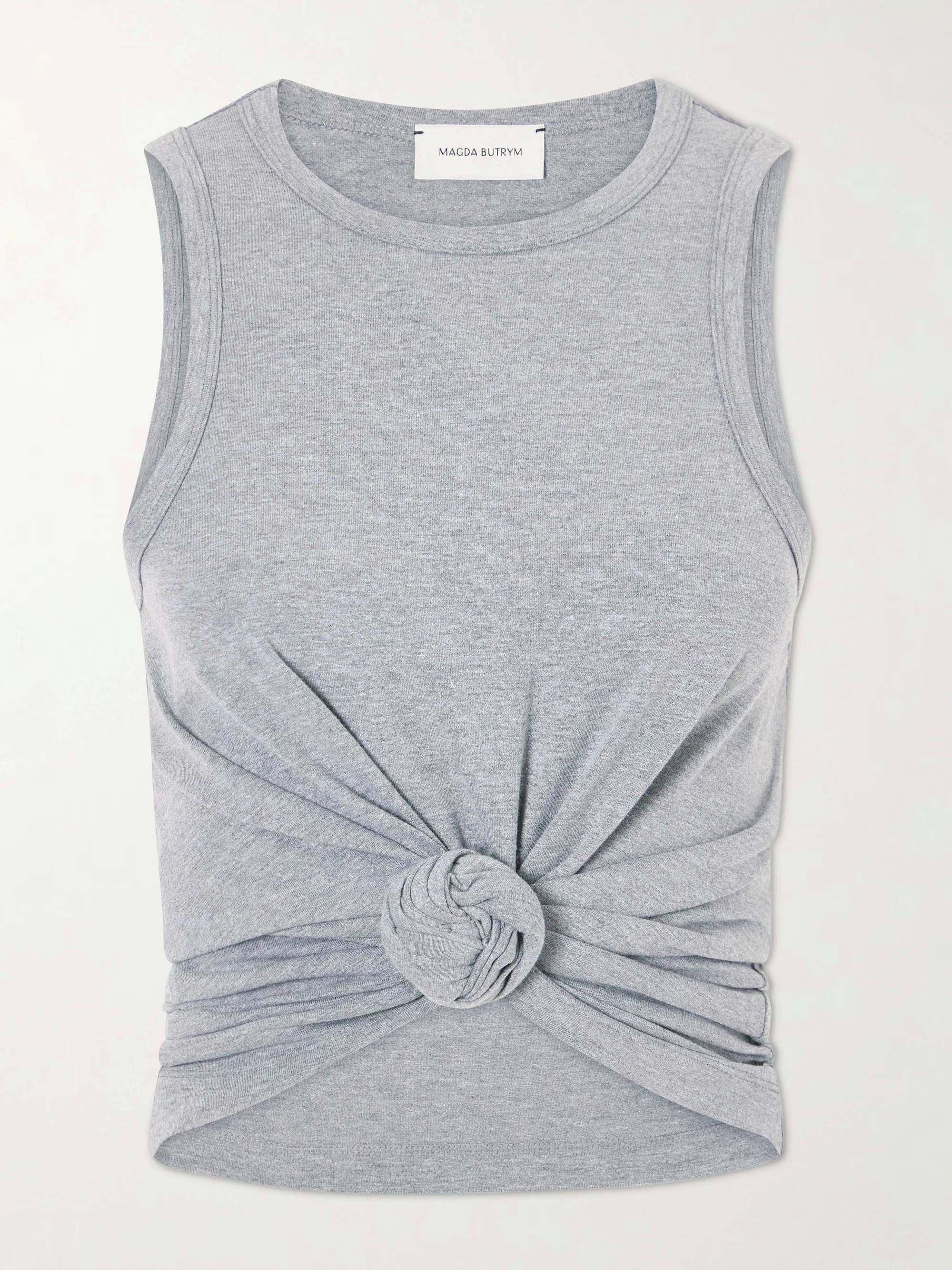 ♥️新款打结纽花背心！棉 两色 SML