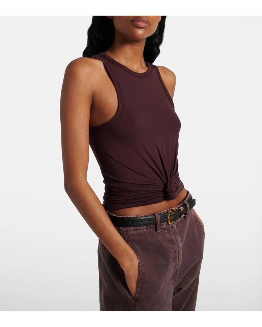 ♥️新款打结纽花背心！棉 两色 SML