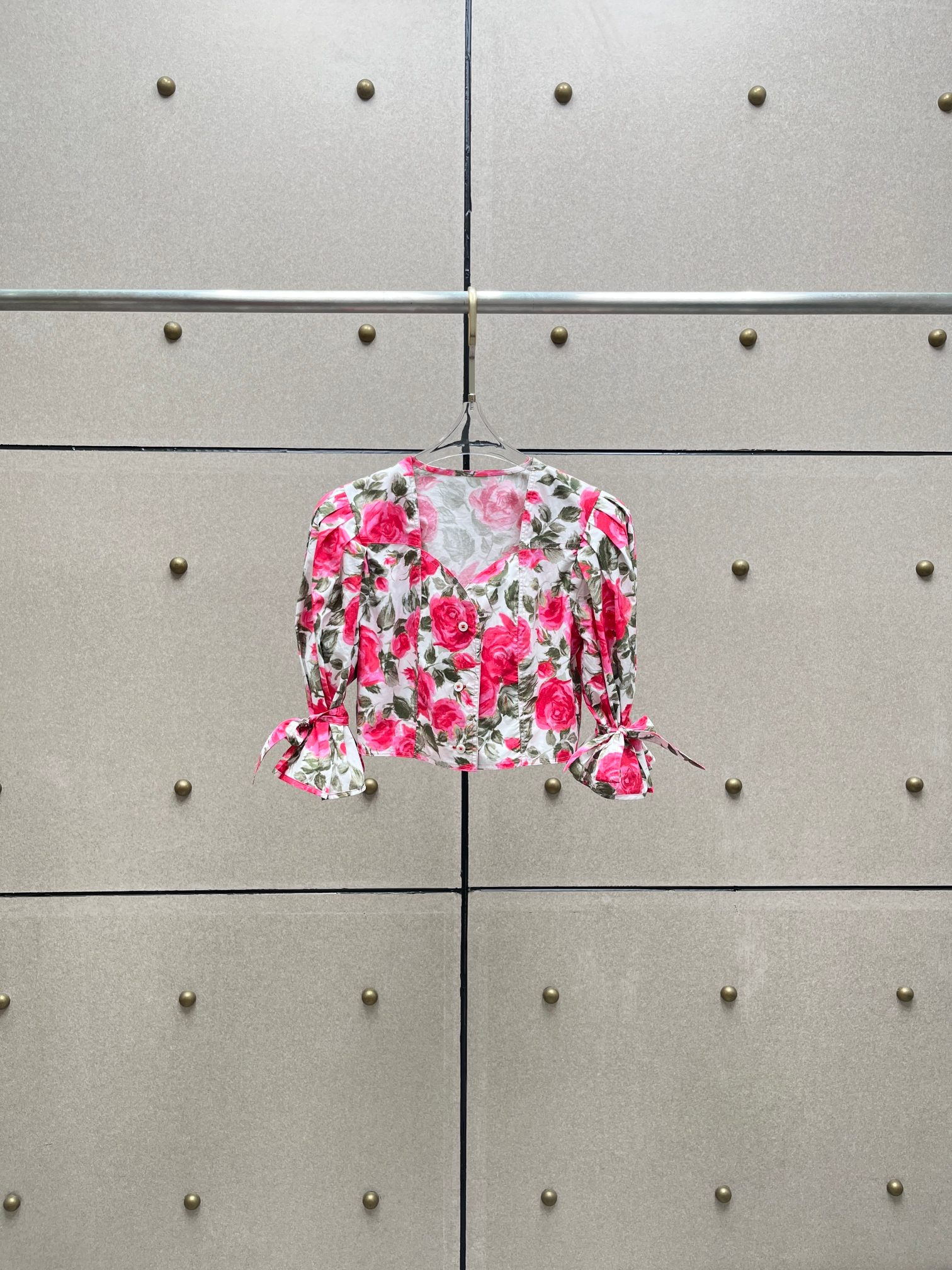 ❤️公主袖印花上衣！棉 SML