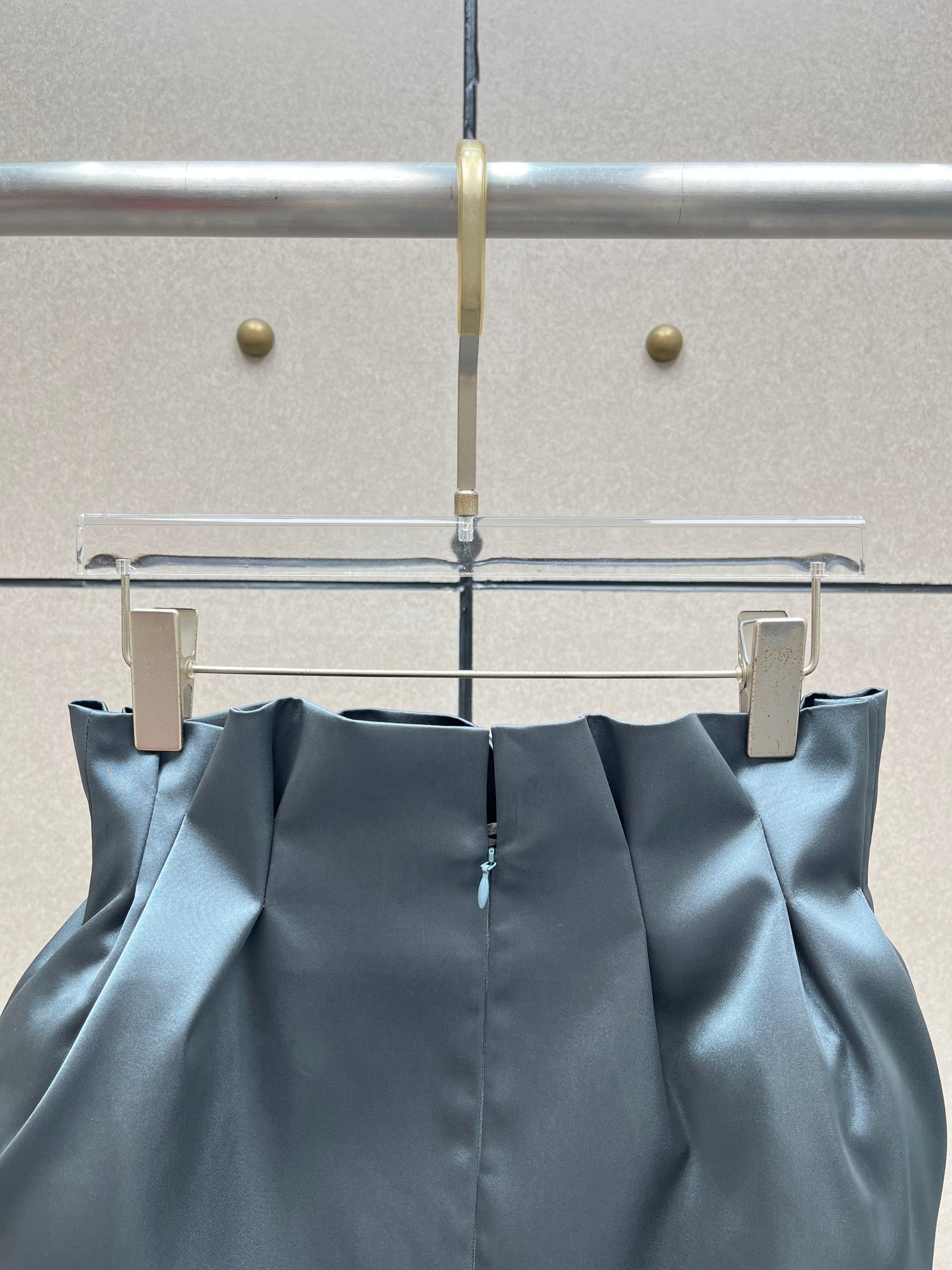 ❤️花苞收褶半裙！两色 SML