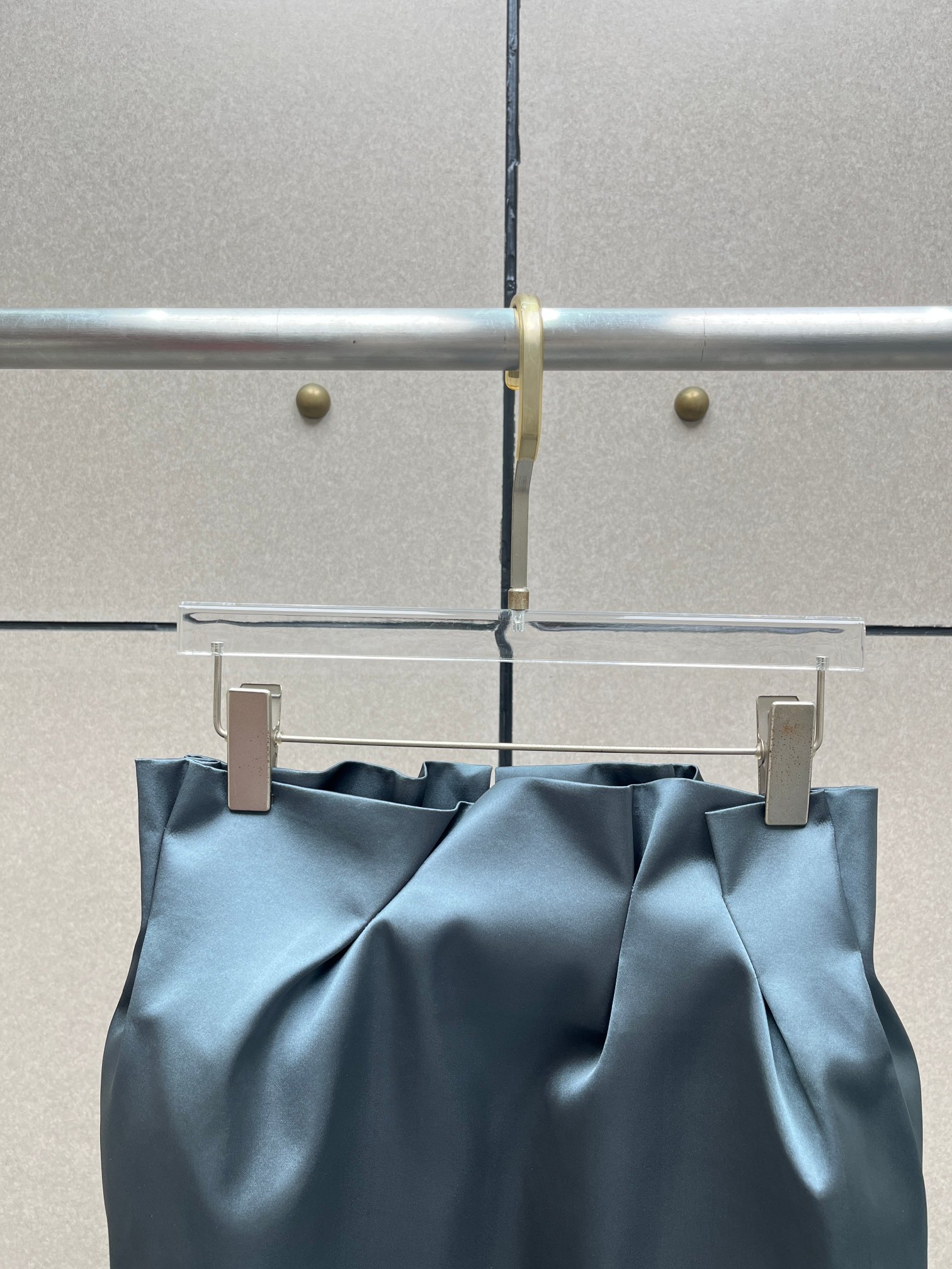 ❤️花苞收褶半裙！两色 SML