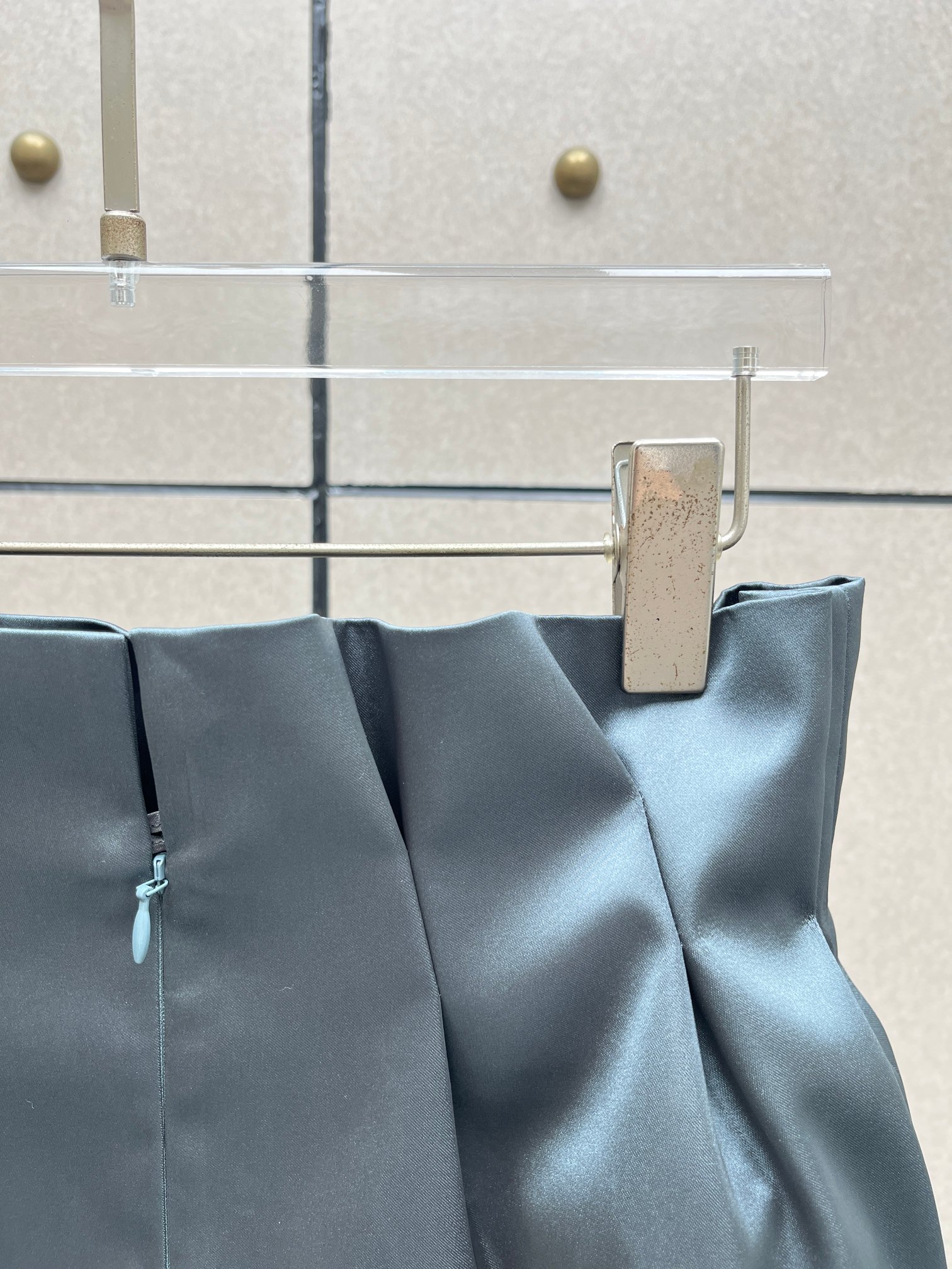 ❤️花苞收褶半裙！两色 SML