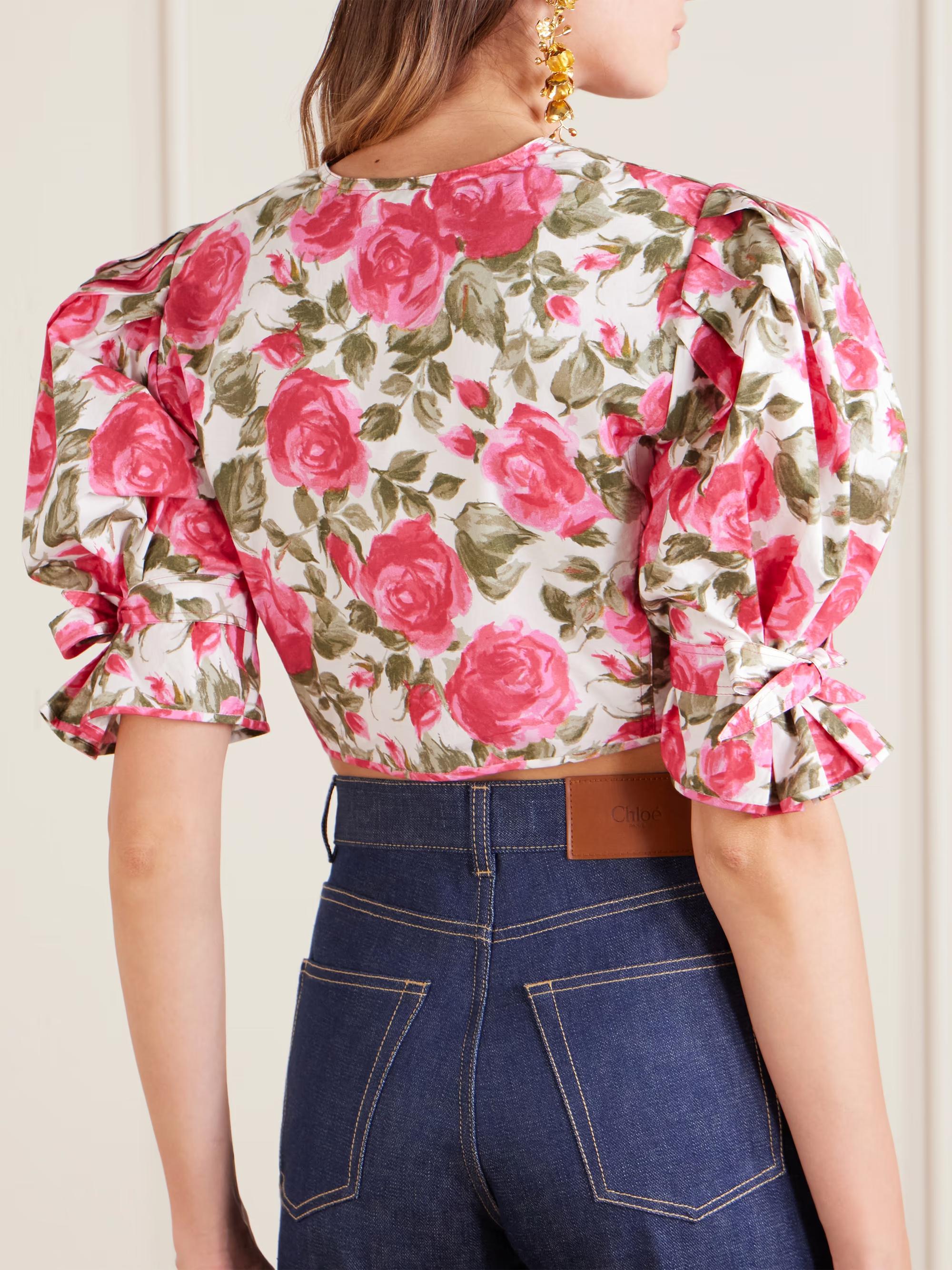 ❤️公主袖印花上衣！棉 SML