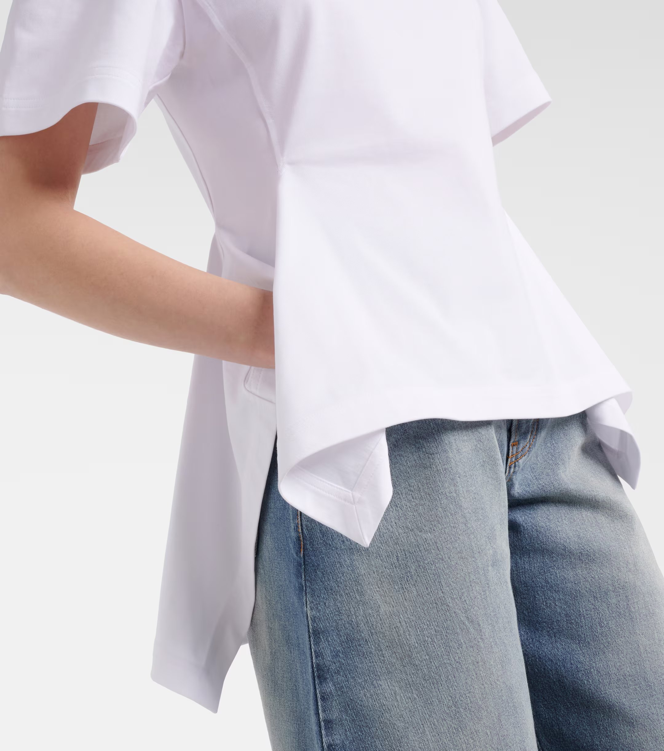 ❤️收腰短袖T恤上衣！棉 两色 SML