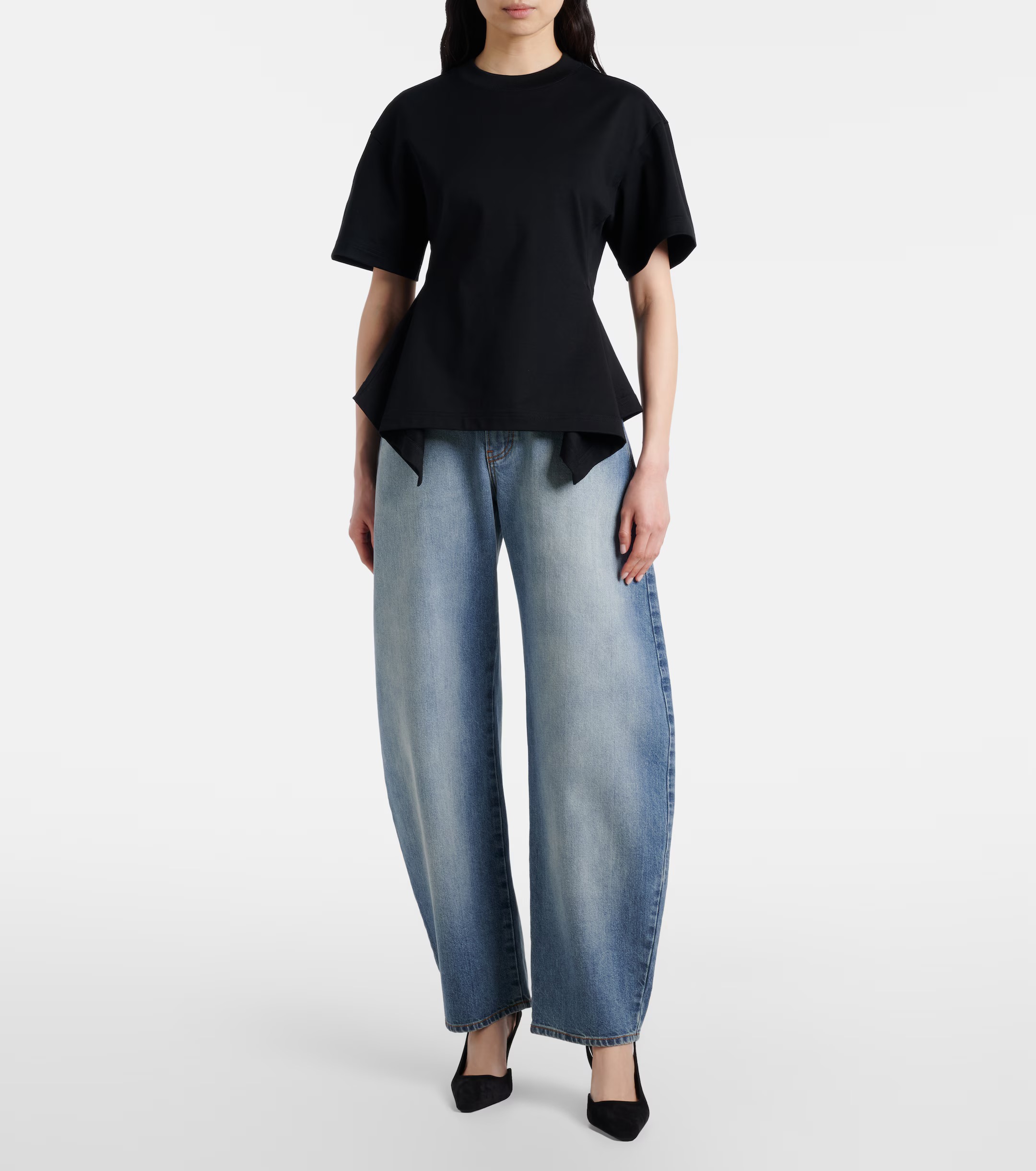 ❤️收腰短袖T恤上衣！棉 两色 SML