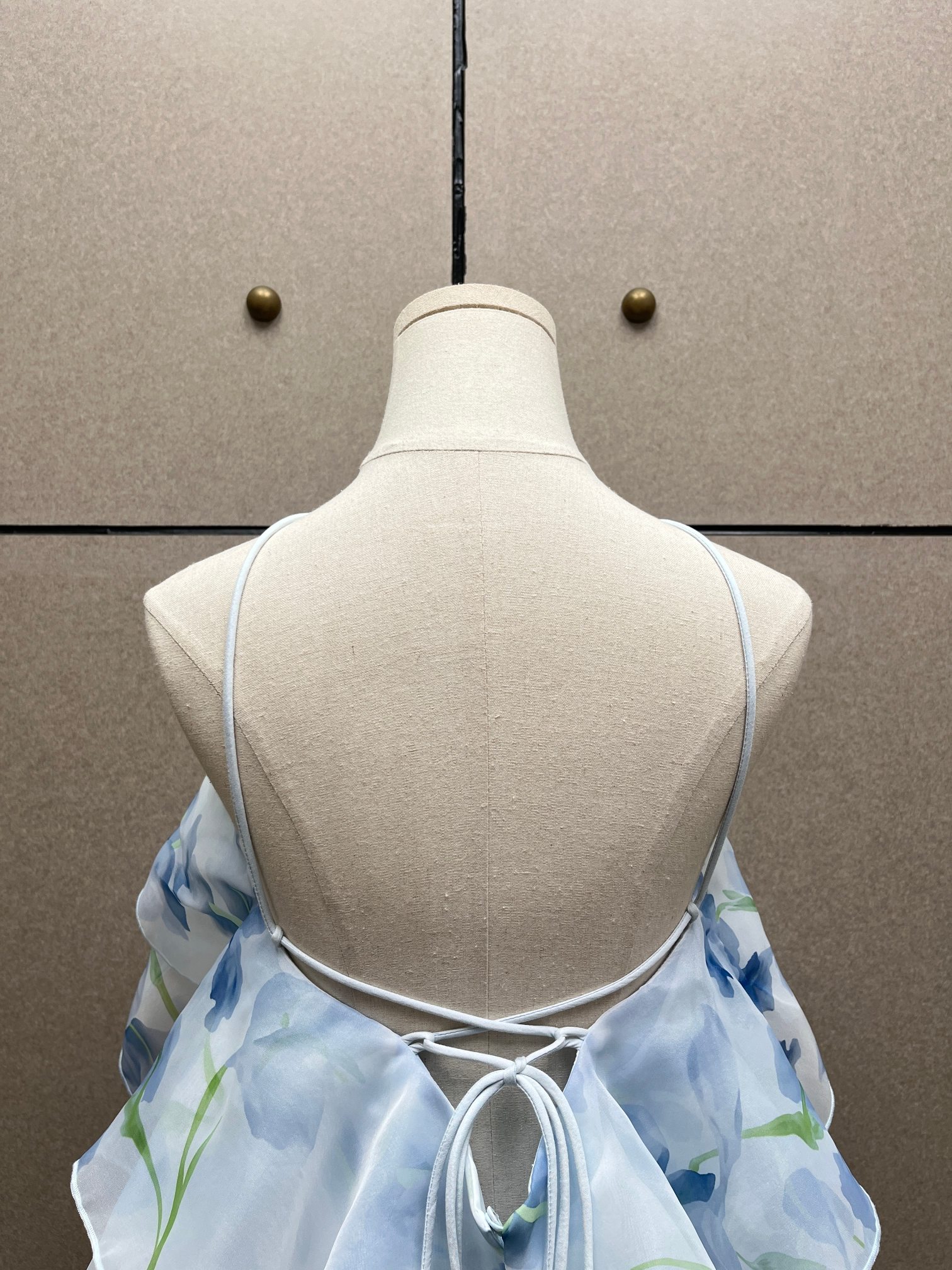 ♥️多层胸花印花连衣裙！ SML