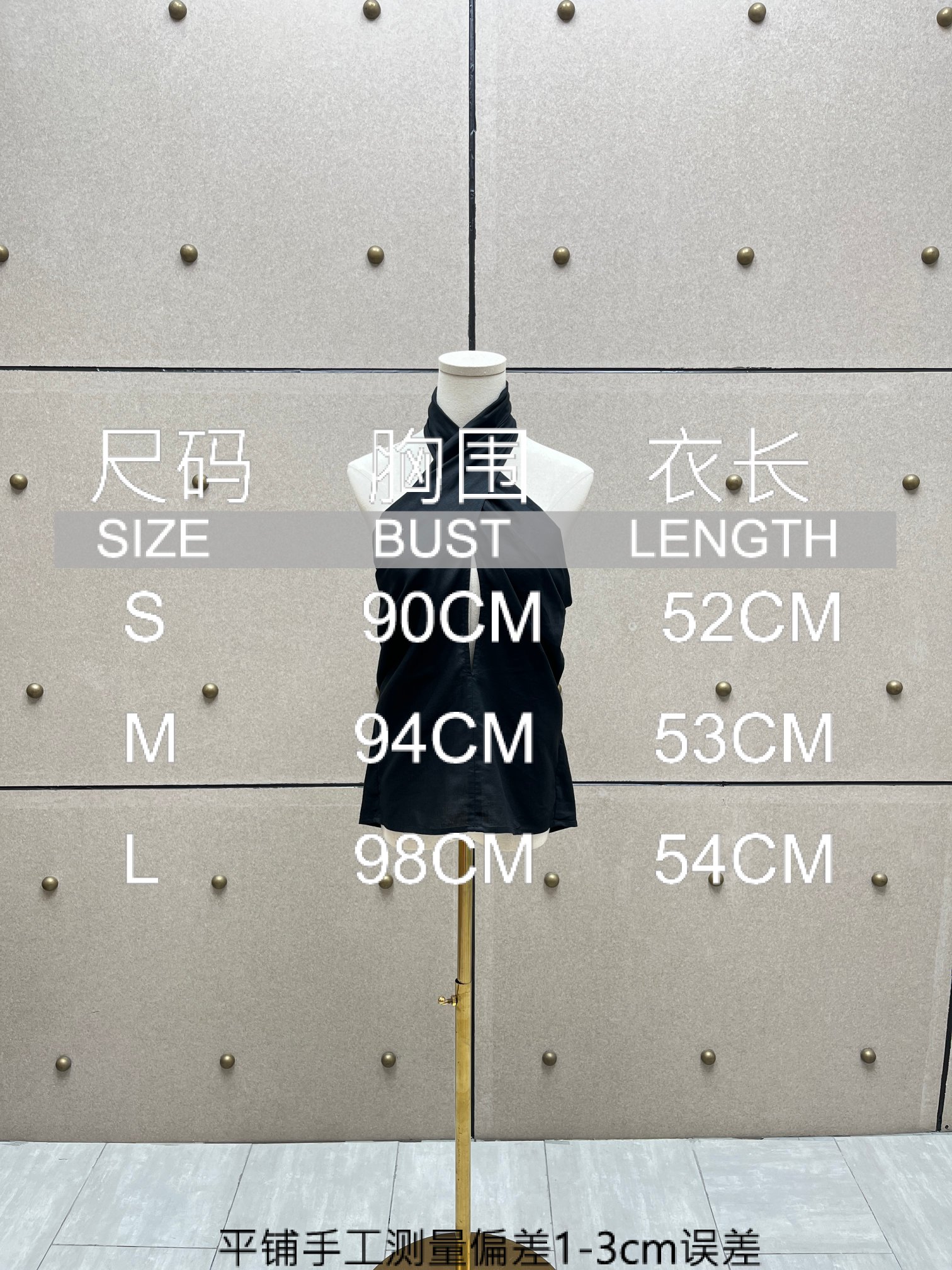 ❤️交叉领上衣！亚麻混纺 两色 sml 🌾
