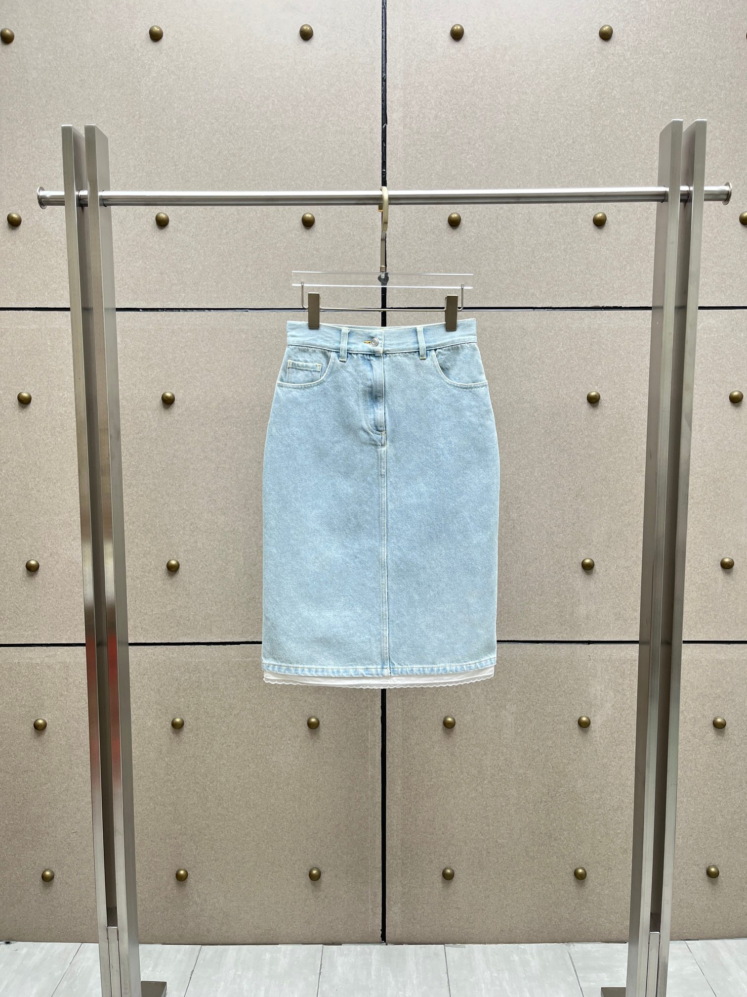 ❤️花边牛仔半裙！棉 sml 🌾