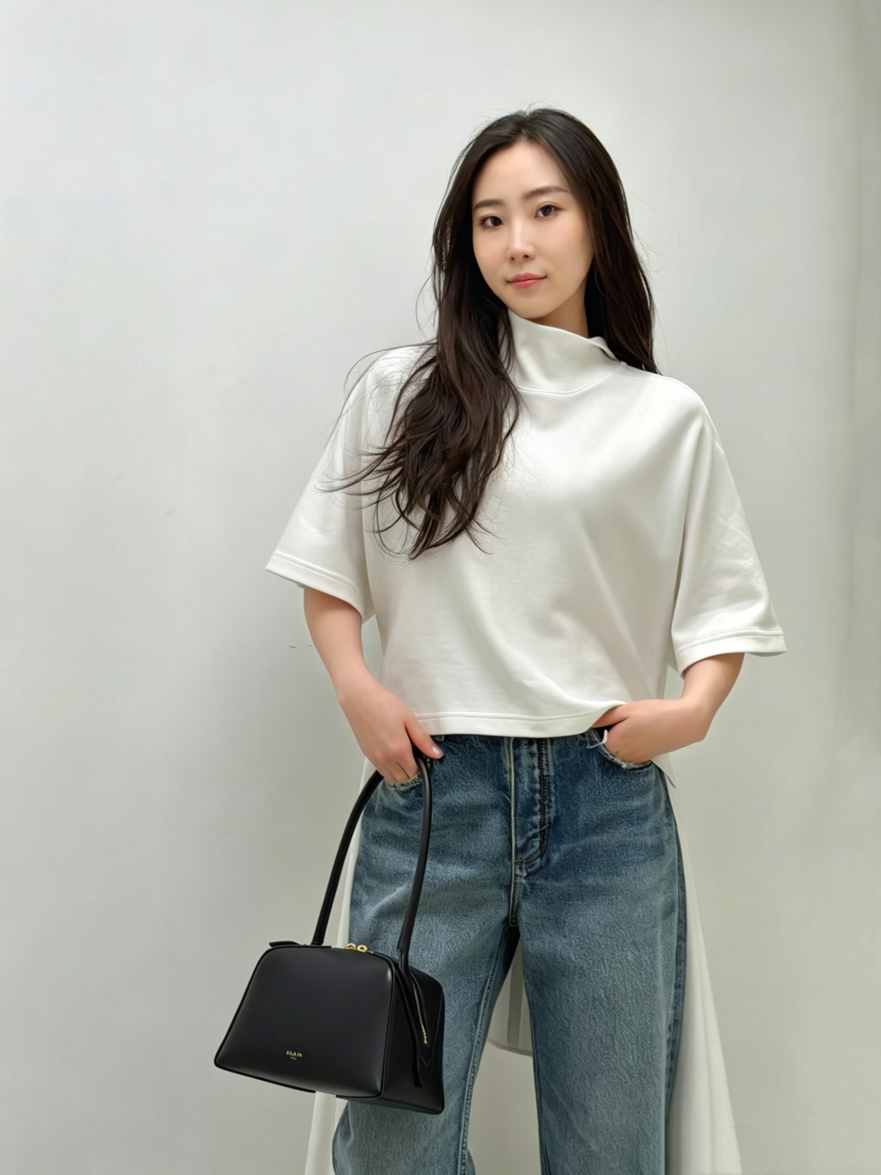 ❤️长后摆T恤！棉 sml 🌾