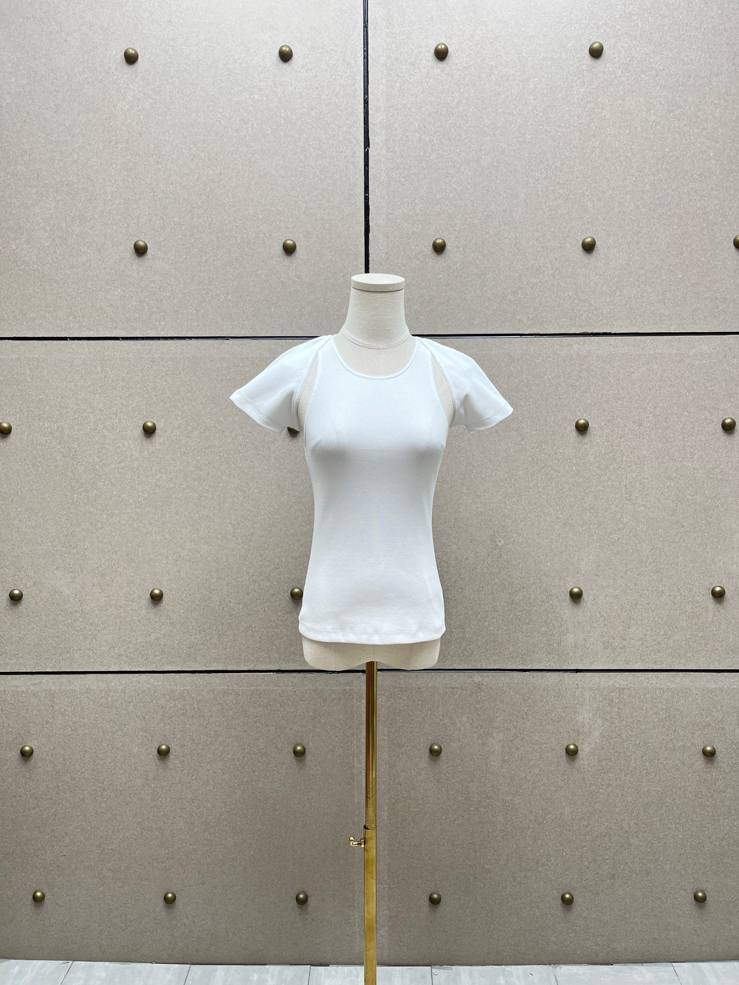 NO:932648,Lace thread two-piece T-shirt!  Cotton two-color SML, women's clothing, tees, t-shirt,19860909花边螺纹两件套T恤！棉 两色 SML,女装,tees，t-shirt,,Women's clothing