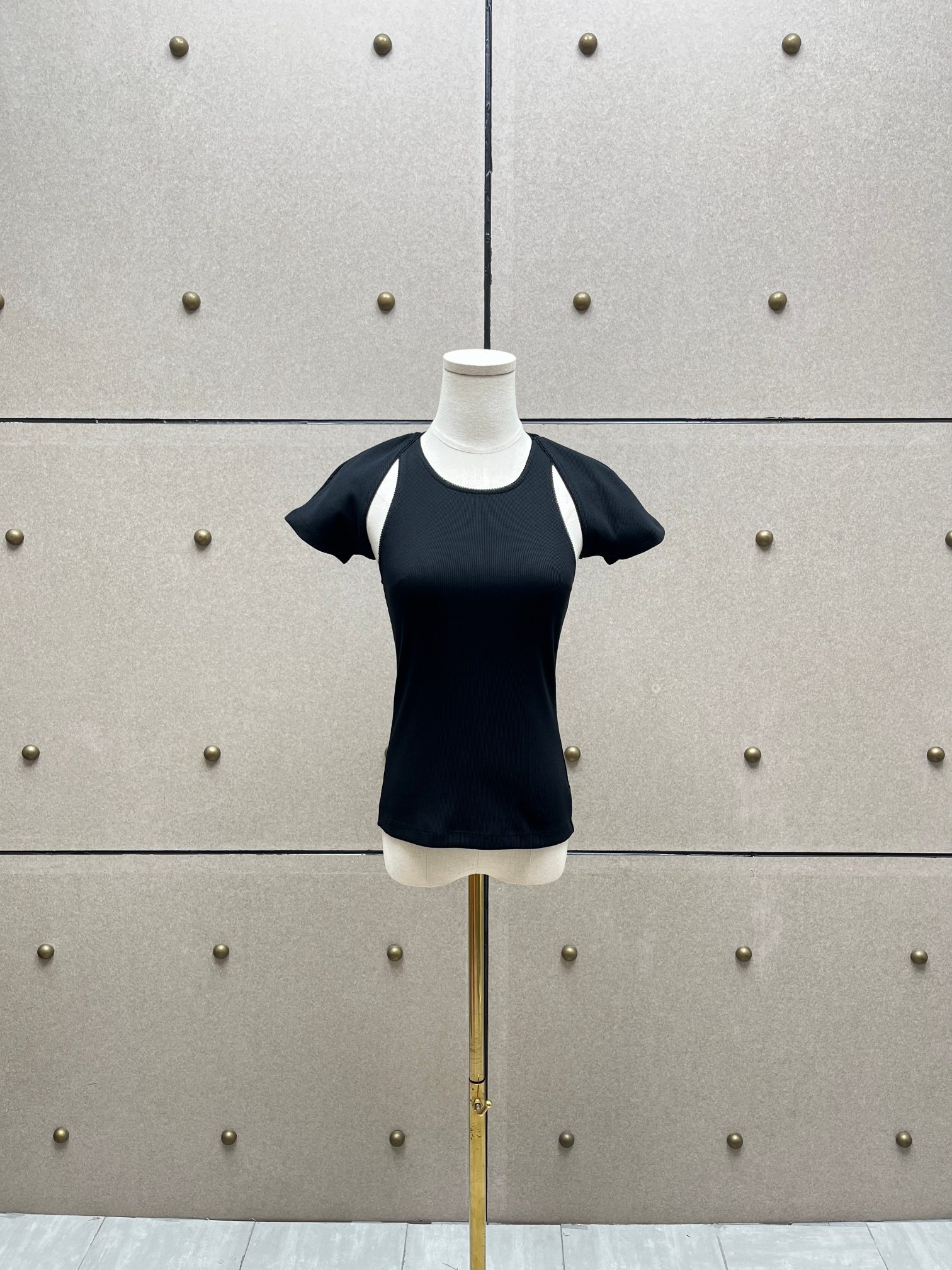 NO:932659,Lace thread two-piece T-shirt!  Cotton two-color SML, women's clothing, tees, t-shirt,19860909花边螺纹两件套T恤！棉 两色 SML,女装,tees，t-shirt,,Women's clothing