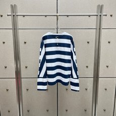 ❤️宽条纹长袖T恤!宽松 棉 sml 🌾 ❤️宽条纹长袖T恤!宽松 棉 sml 🌾