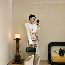♥️打结纽花长袖T恤!棉 sml 🌾 ♥️打结纽花长袖T恤!棉 sml 🌾