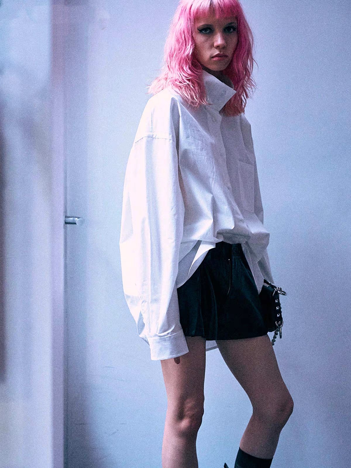 ❤️随意领上衣罩衫！棉 sml 🌾