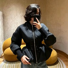 ❤️螺纹拼接收腰羽绒服!填充90%白鸭绒 sml 🌾 ❤️螺纹拼接收腰羽绒服!填充90%白鸭绒 sml 🌾