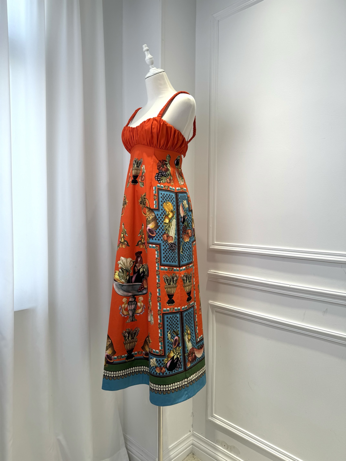 Artisan Printed Dress D026 from the Alemais inspired collection image 5