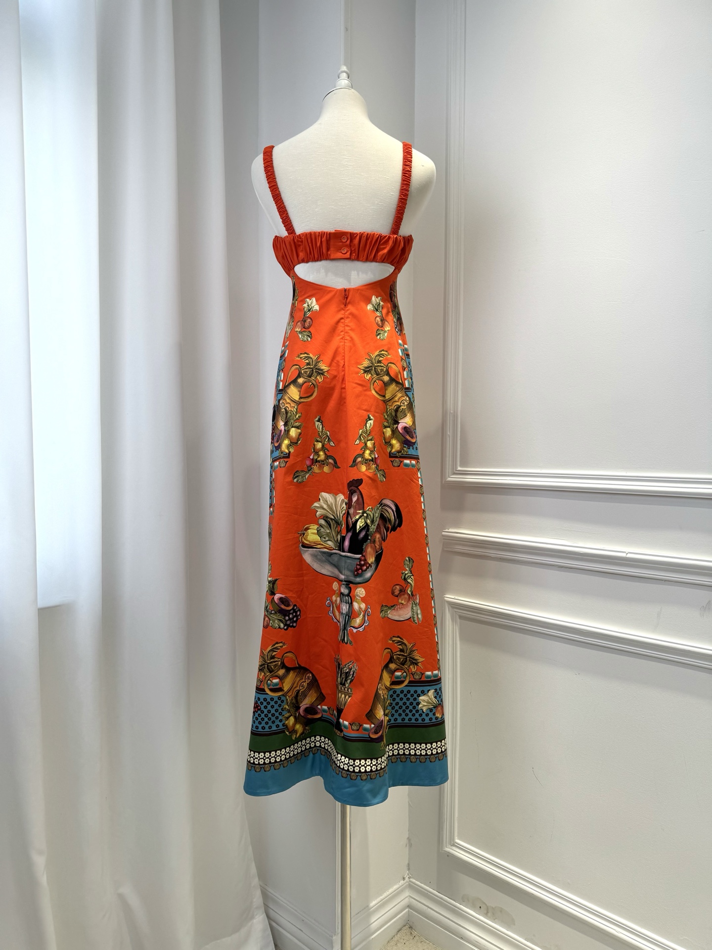 Artisan Printed Dress D026 from the Alemais inspired collection image 6