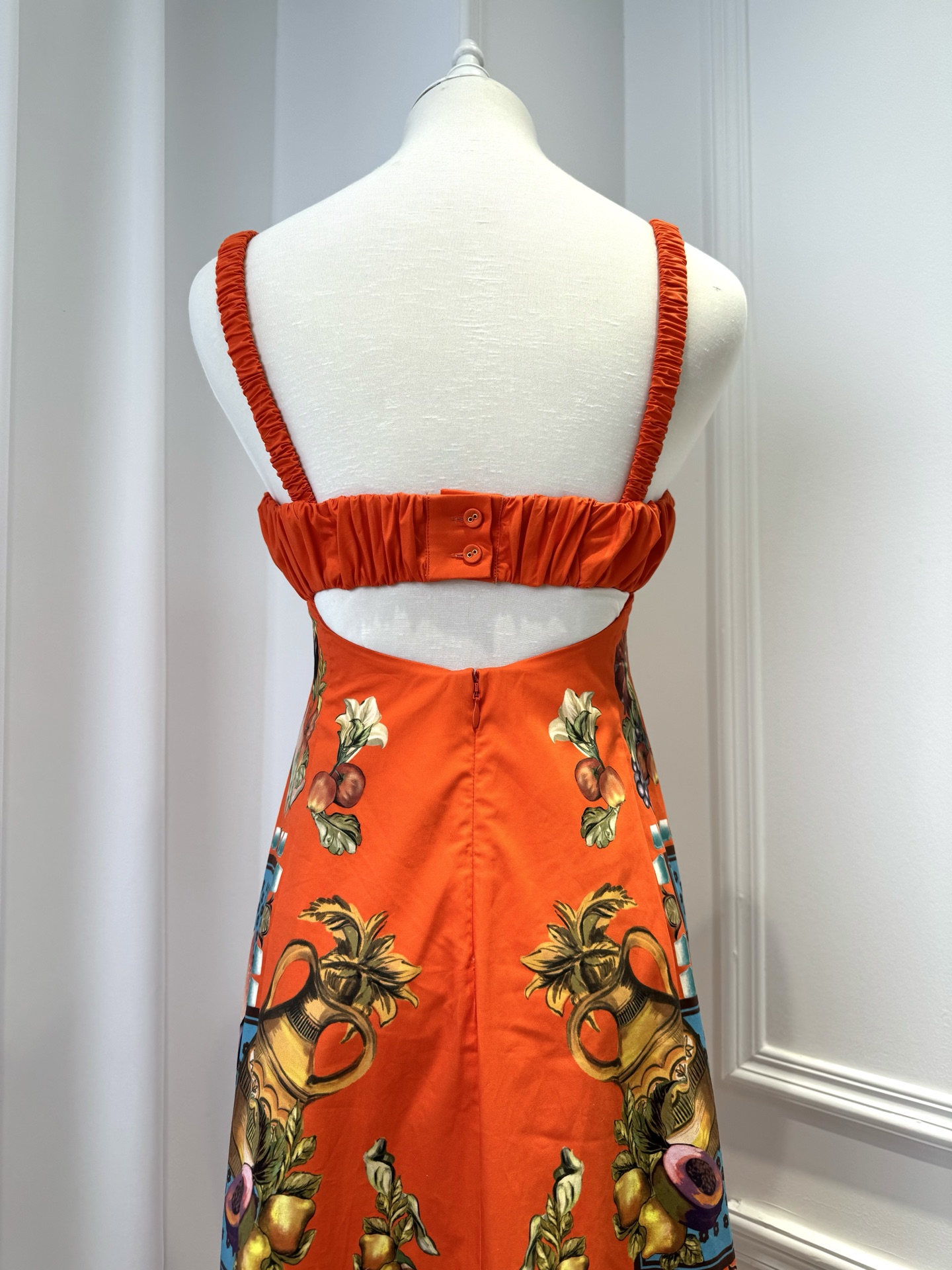 Artisan Printed Dress D026 from the Alemais inspired collection image 7