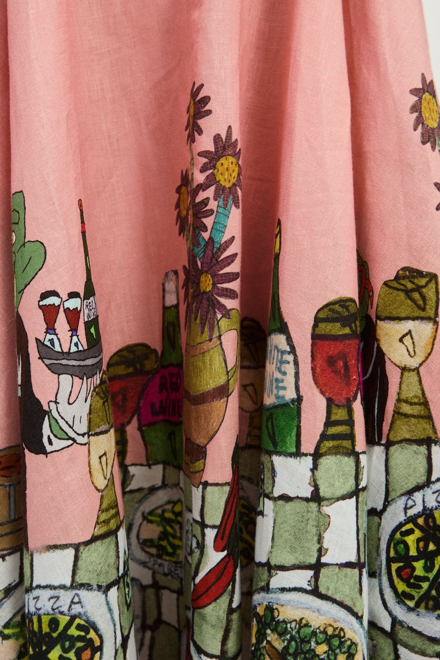 Cerulean Printed Dress D025 from the Alemais inspired collection image 5