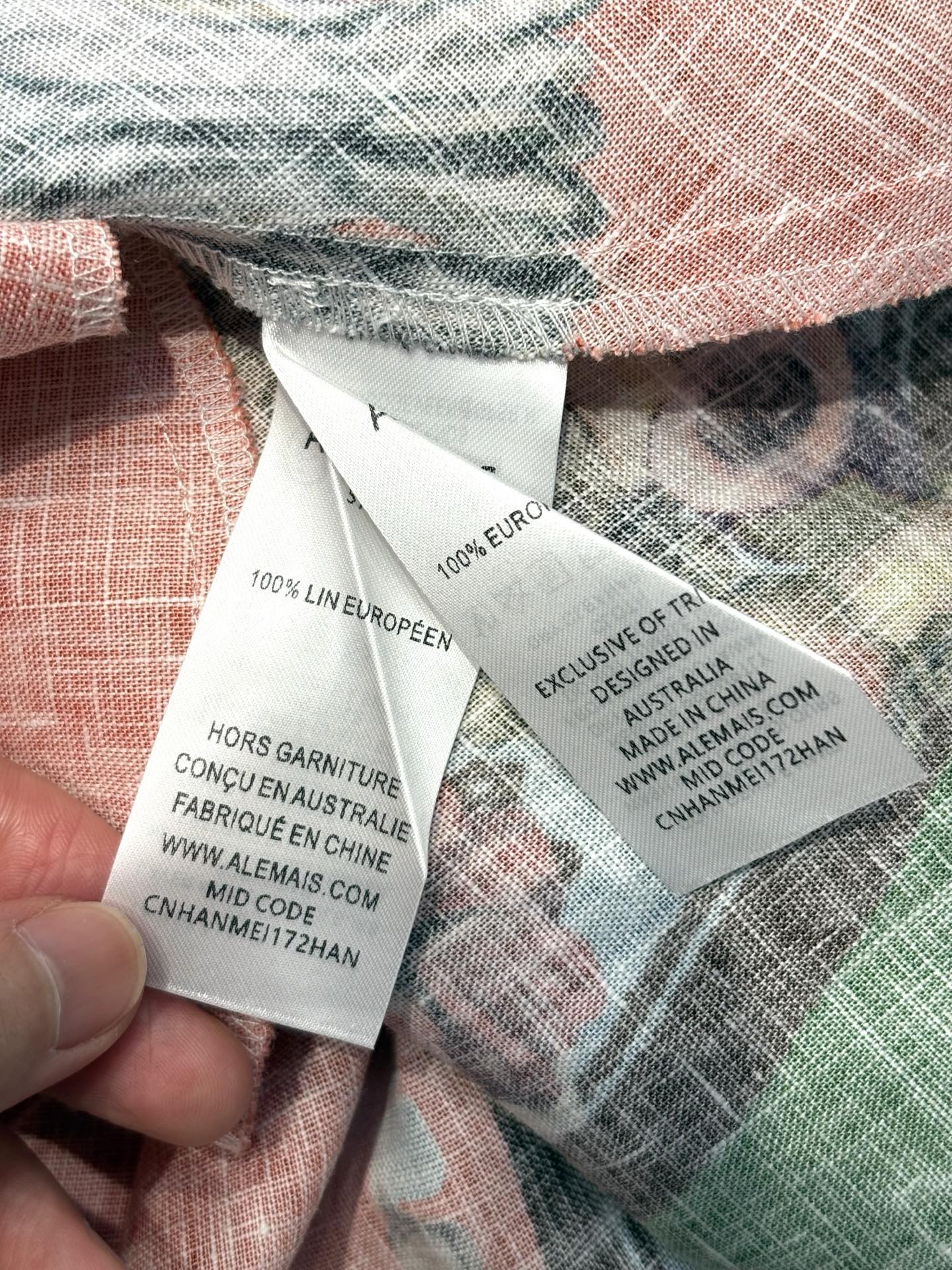 Saffron Printed Dress D027 from the Alemais inspired collection image 1