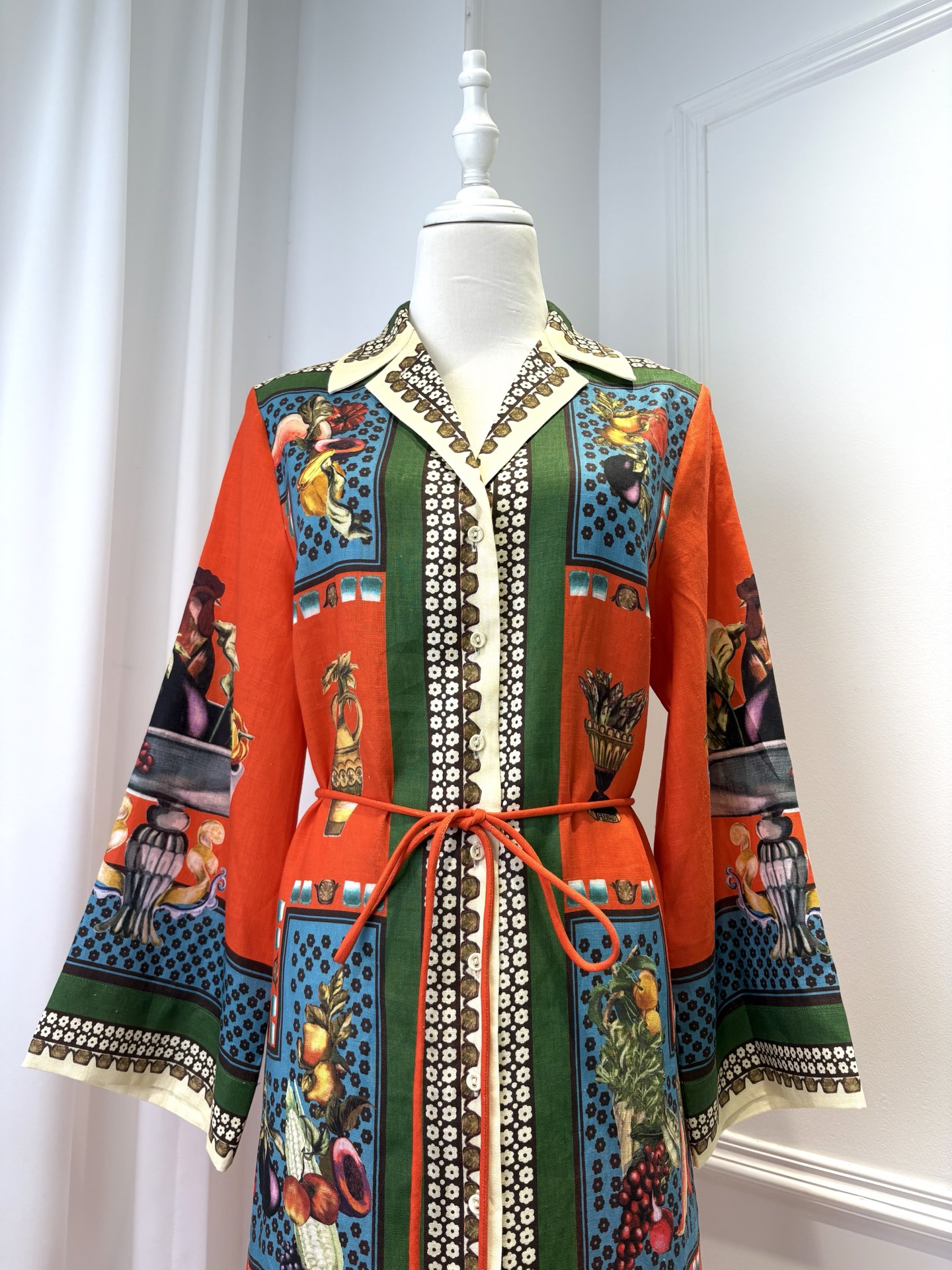 Resort Printed Dress D028 from the Alemais inspired collection image 2