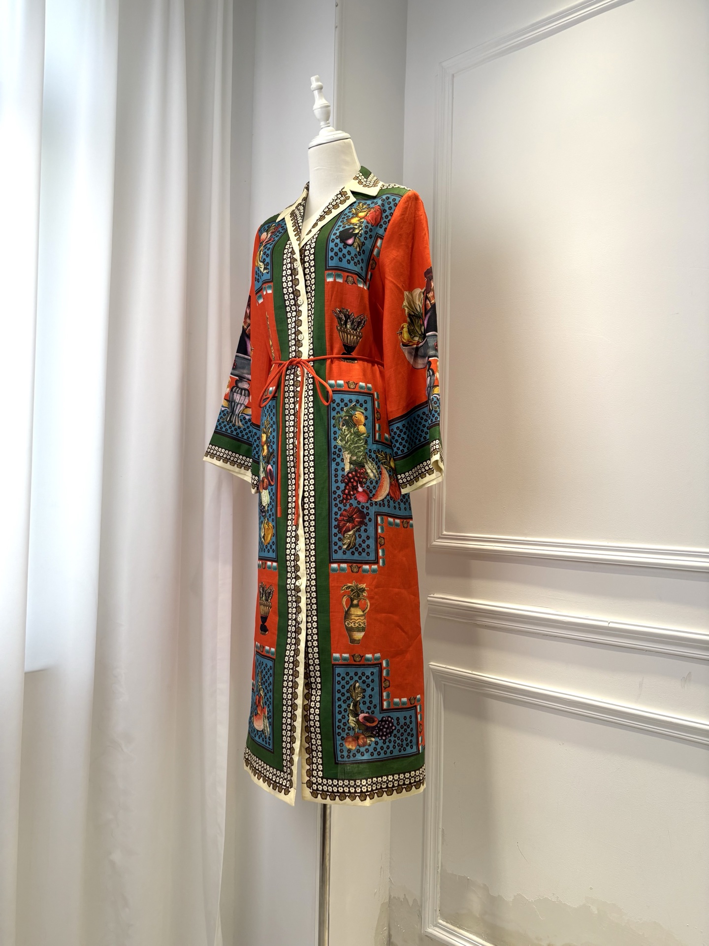 Resort Printed Dress D028 from the Alemais inspired collection image 4