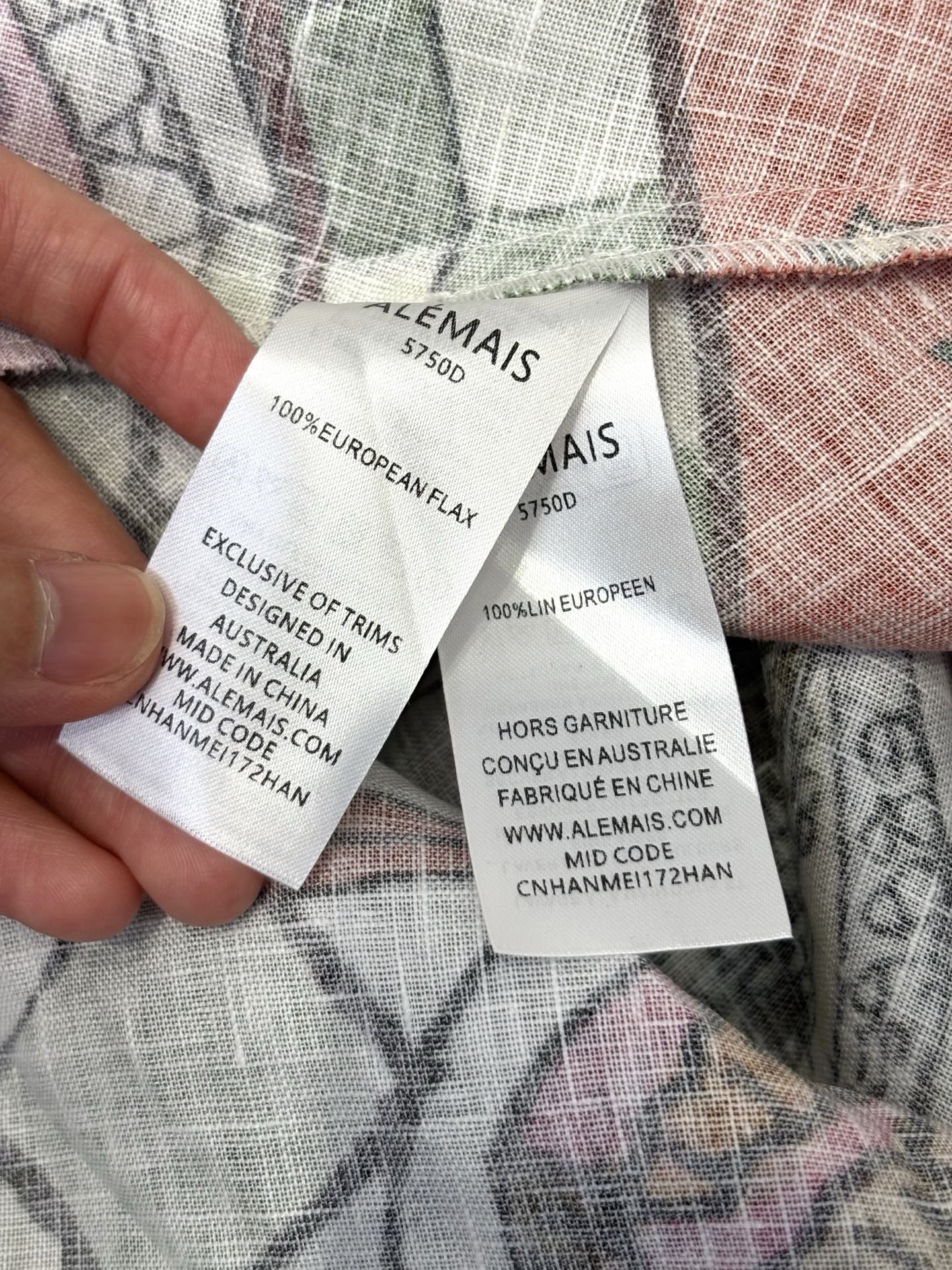 Resort Artist Dress D025 from the Alemais inspired collection image 2