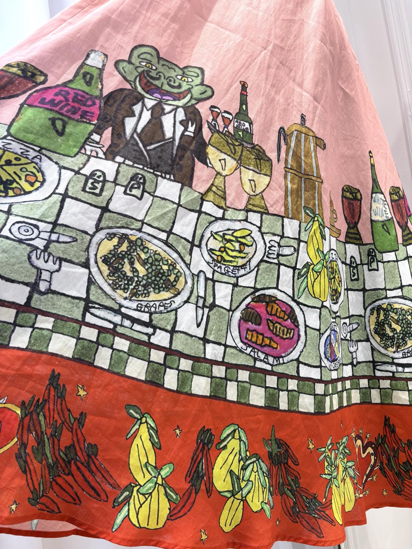 Resort Artist Dress D025 from the Alemais inspired collection image 6