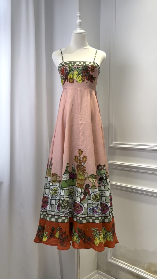 Saffron Vacation Dress D025 from the Alemais inspired collection image 1