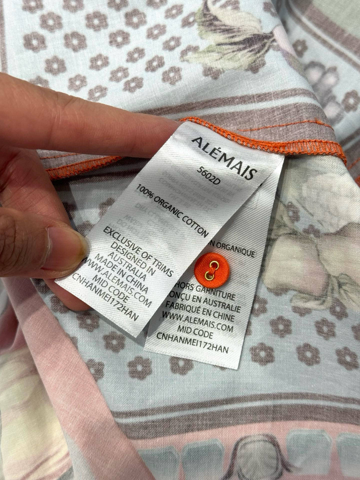 Cerulean Artist Dress D026 from the Alemais inspired collection image 7