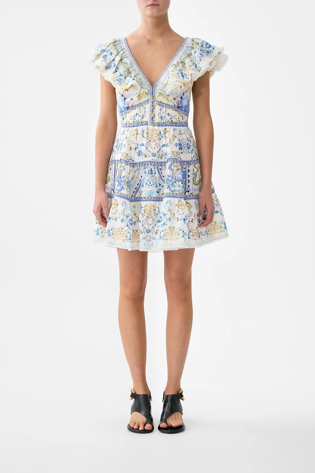 Opaline Printed Dress B687 from the Camilla inspired collection image 6