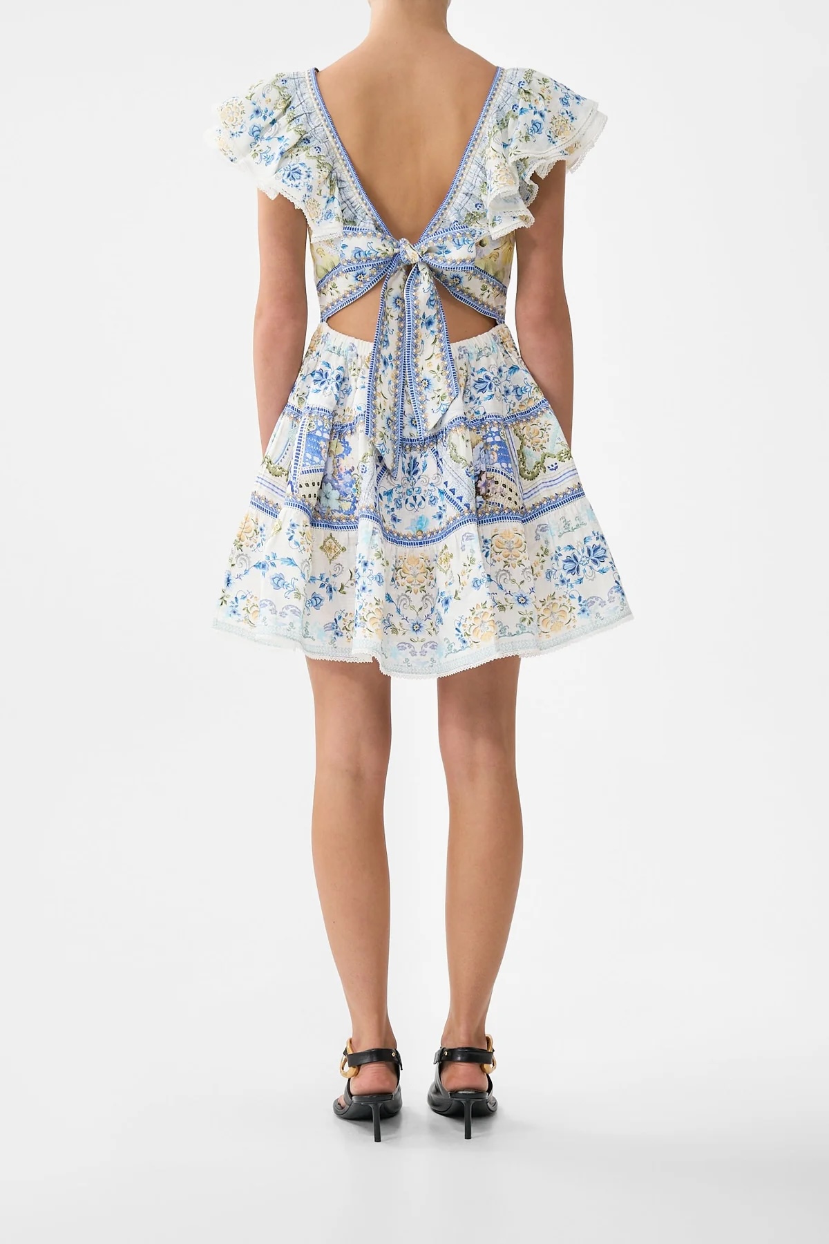Opaline Printed Dress B687 from the Camilla inspired collection image 3